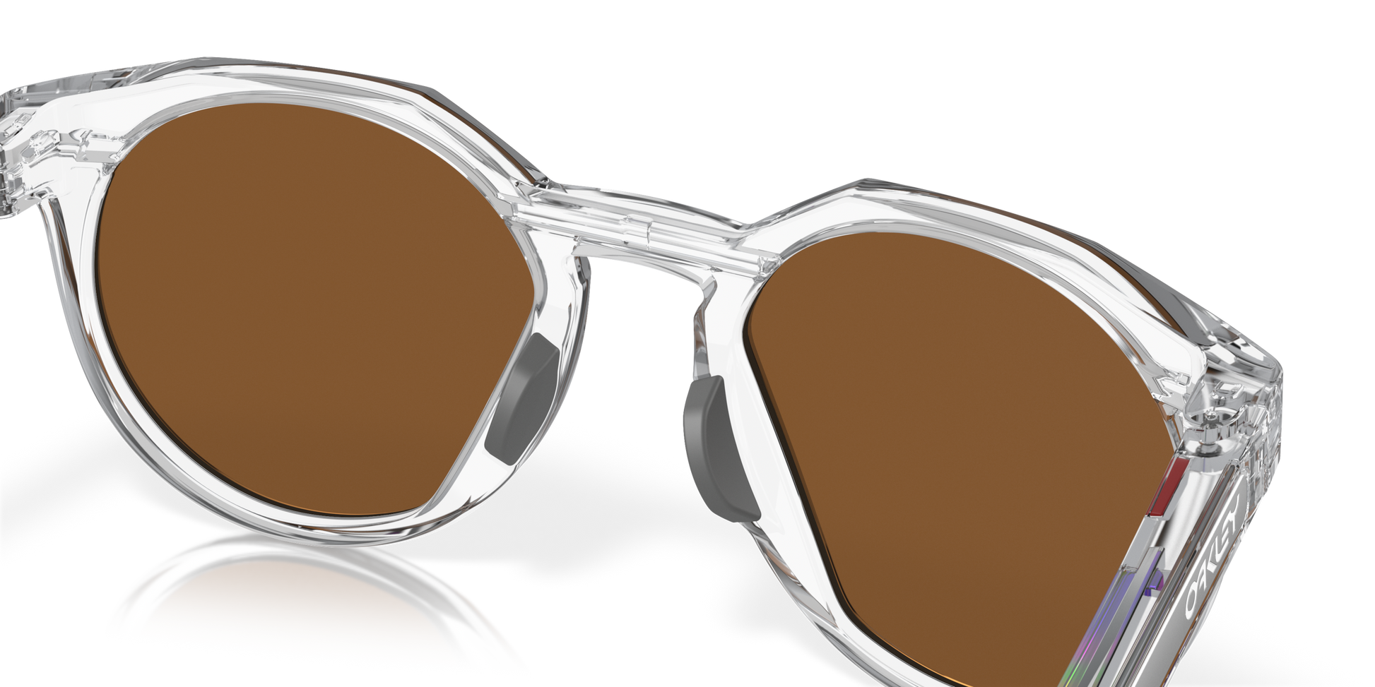 [Prizm Violet Lenses, Matte Clear Frame]