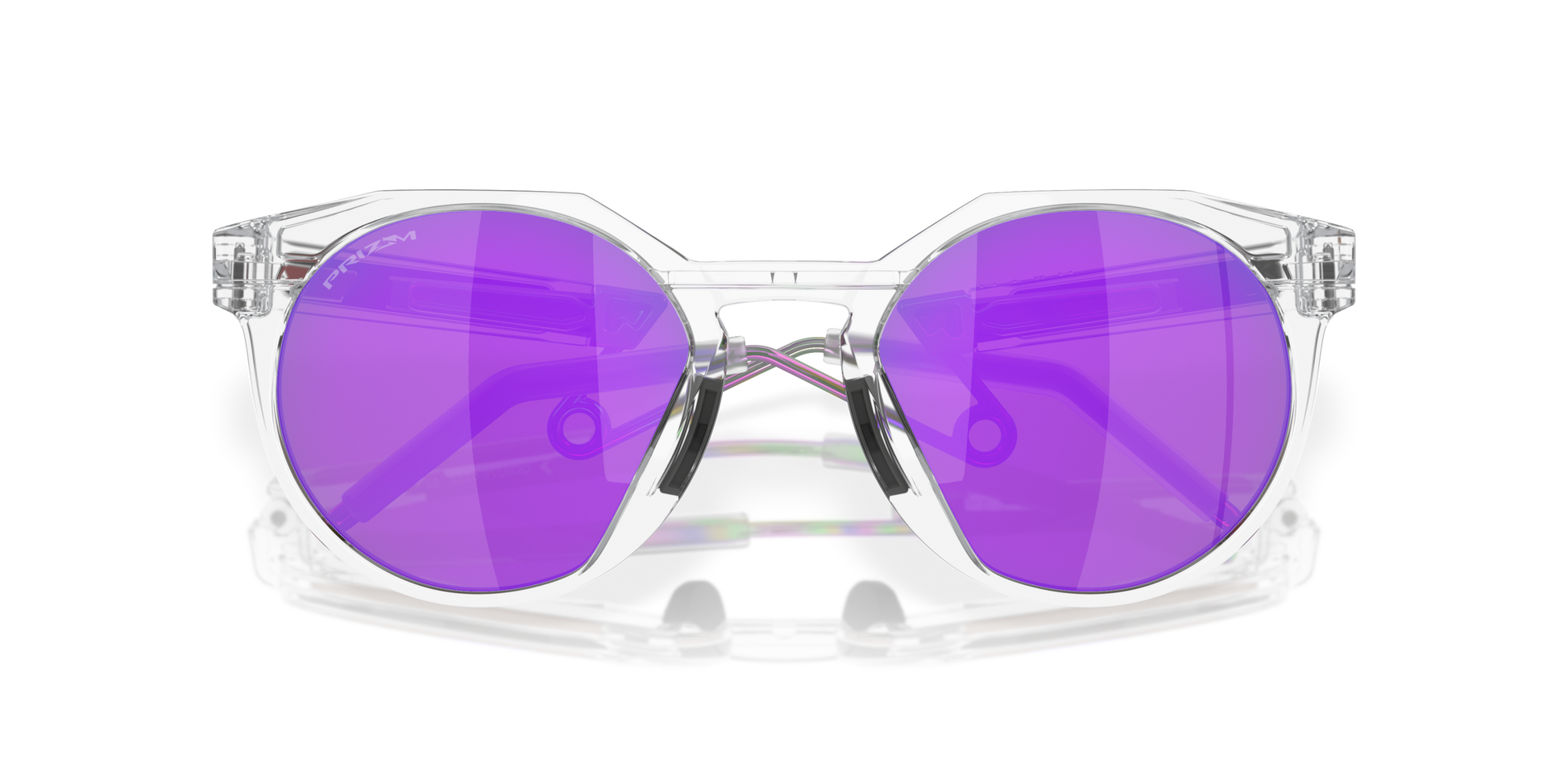 [Prizm Violet Lenses, Matte Clear Frame]