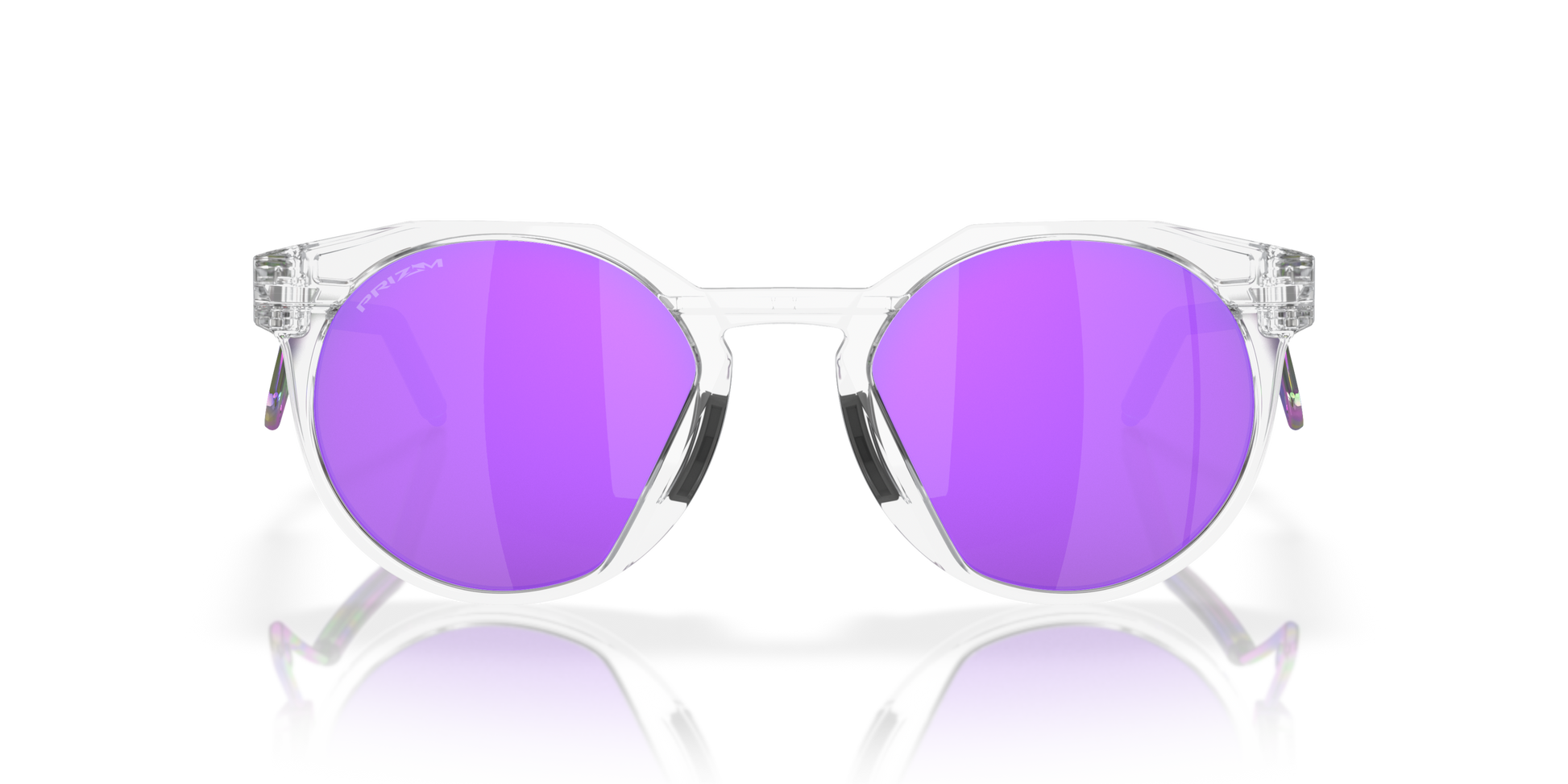 [Prizm Violet Lenses, Matte Clear Frame]