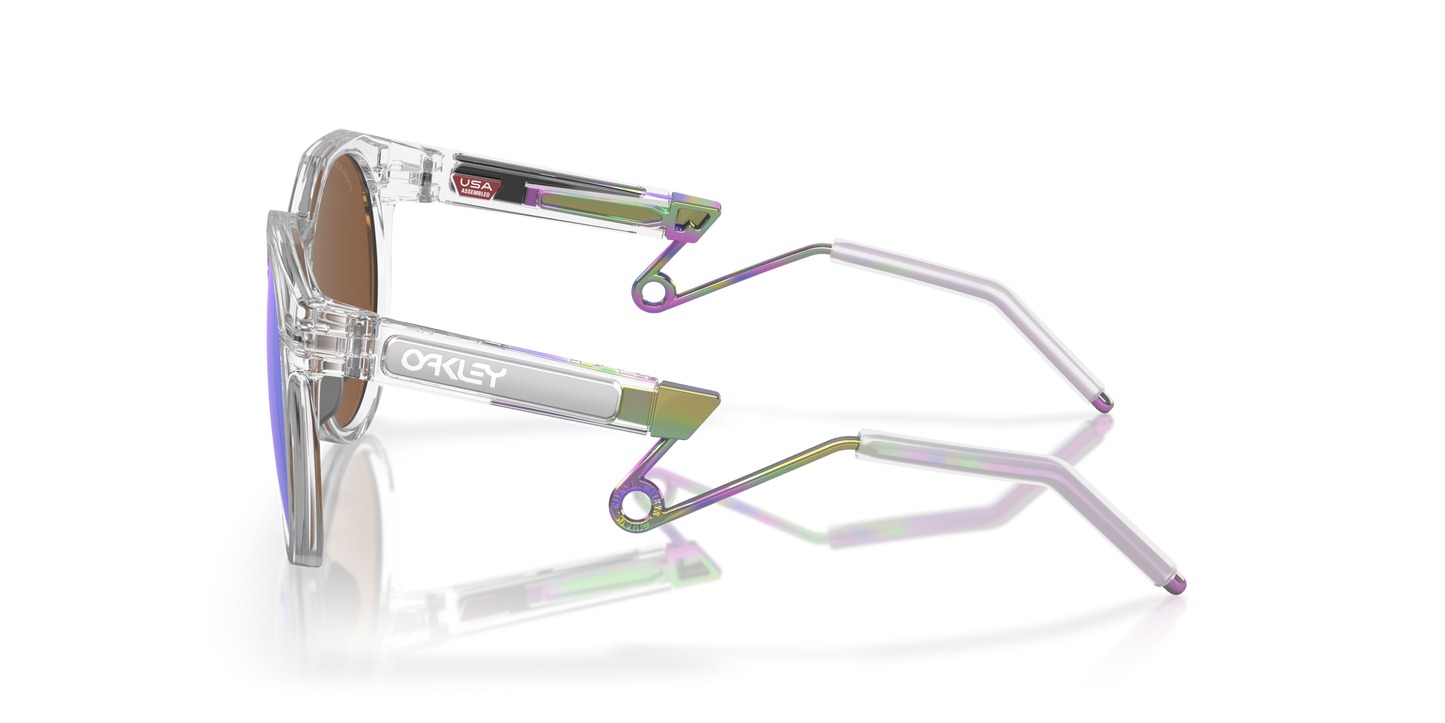 [Prizm Violet Lenses, Matte Clear Frame]