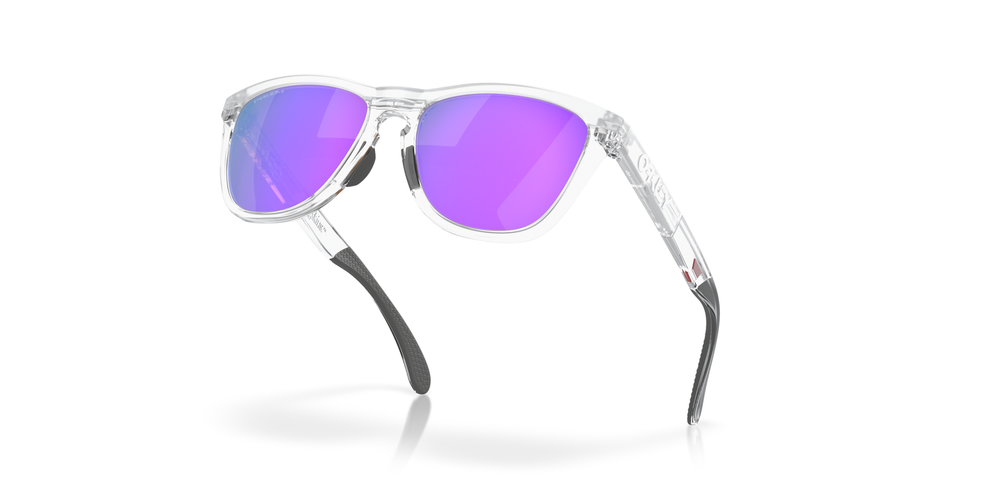 [Prizm Violet Lenses, Matte Clear Frame]