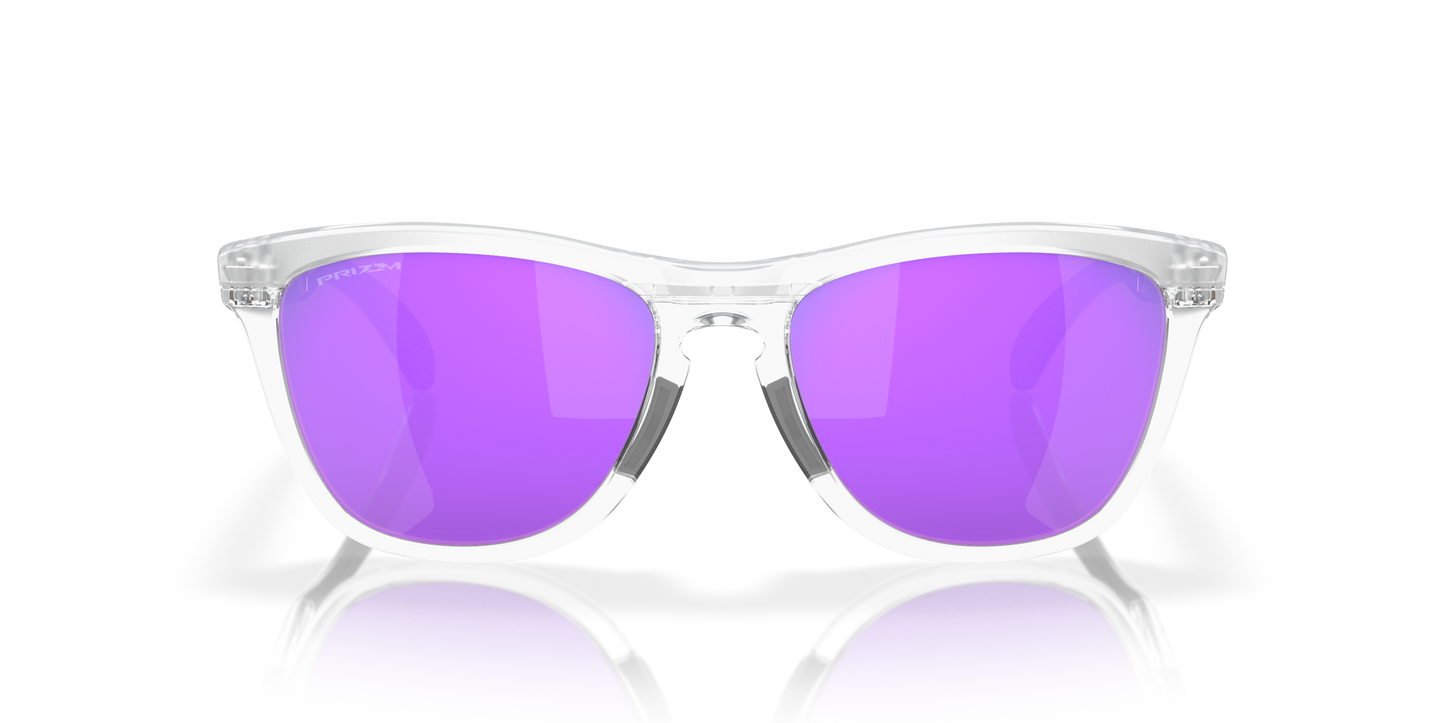 [Prizm Violet Lenses, Matte Clear Frame]