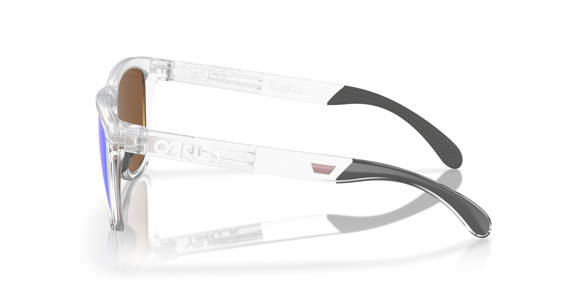 [Prizm Violet Lenses, Matte Clear Frame]