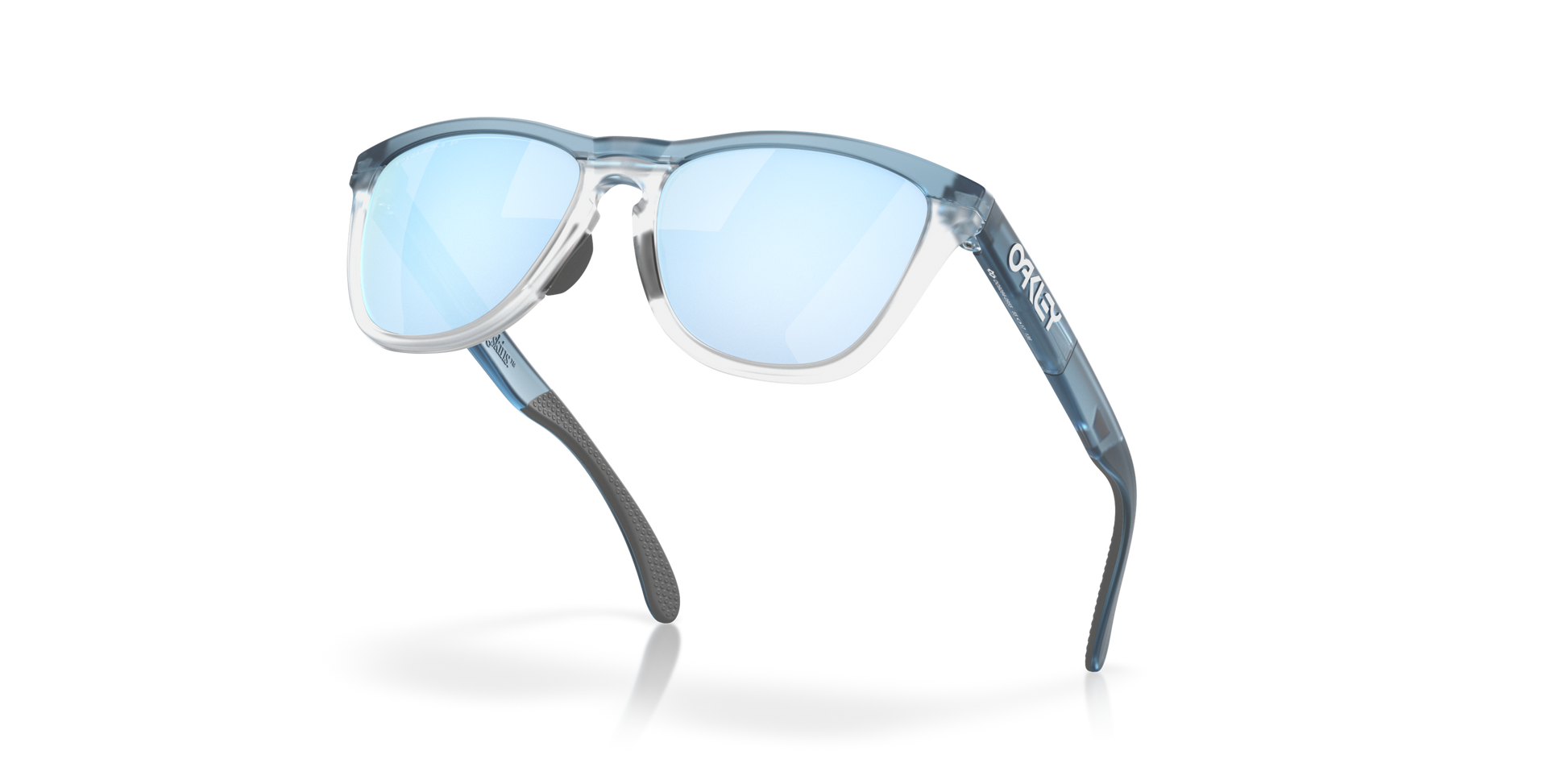 [Prizm Deep Water Polarized Lenses, Transparent Stonewash Frame]