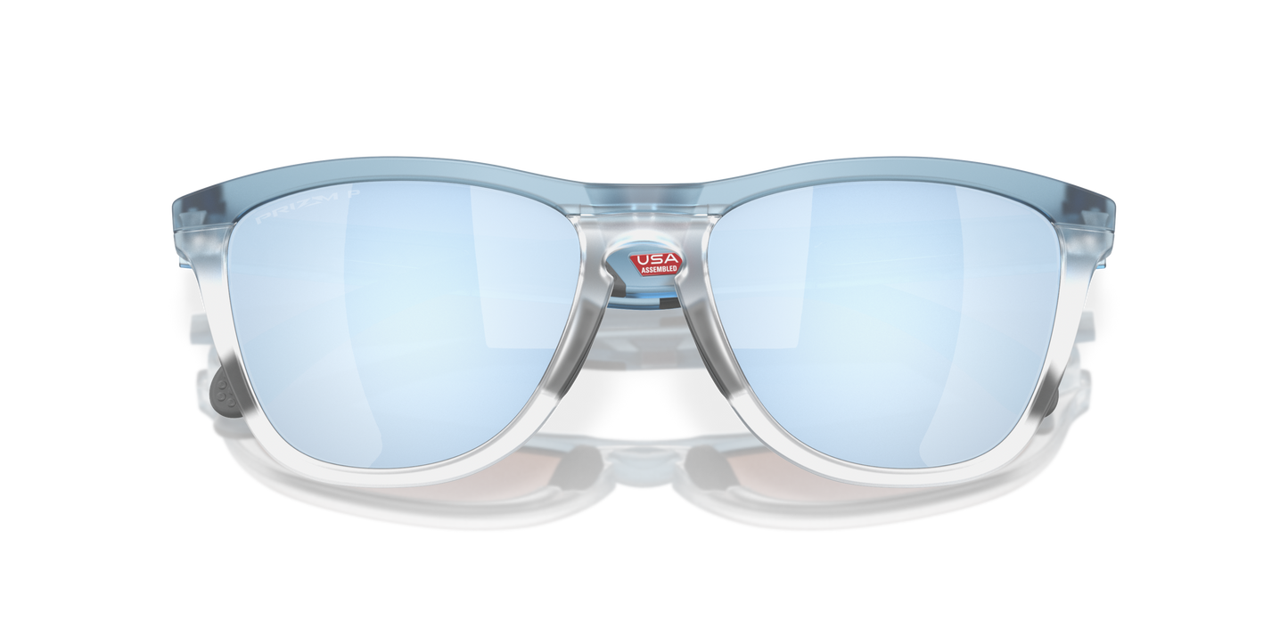 [Prizm Deep Water Polarized Lenses, Transparent Stonewash Frame]