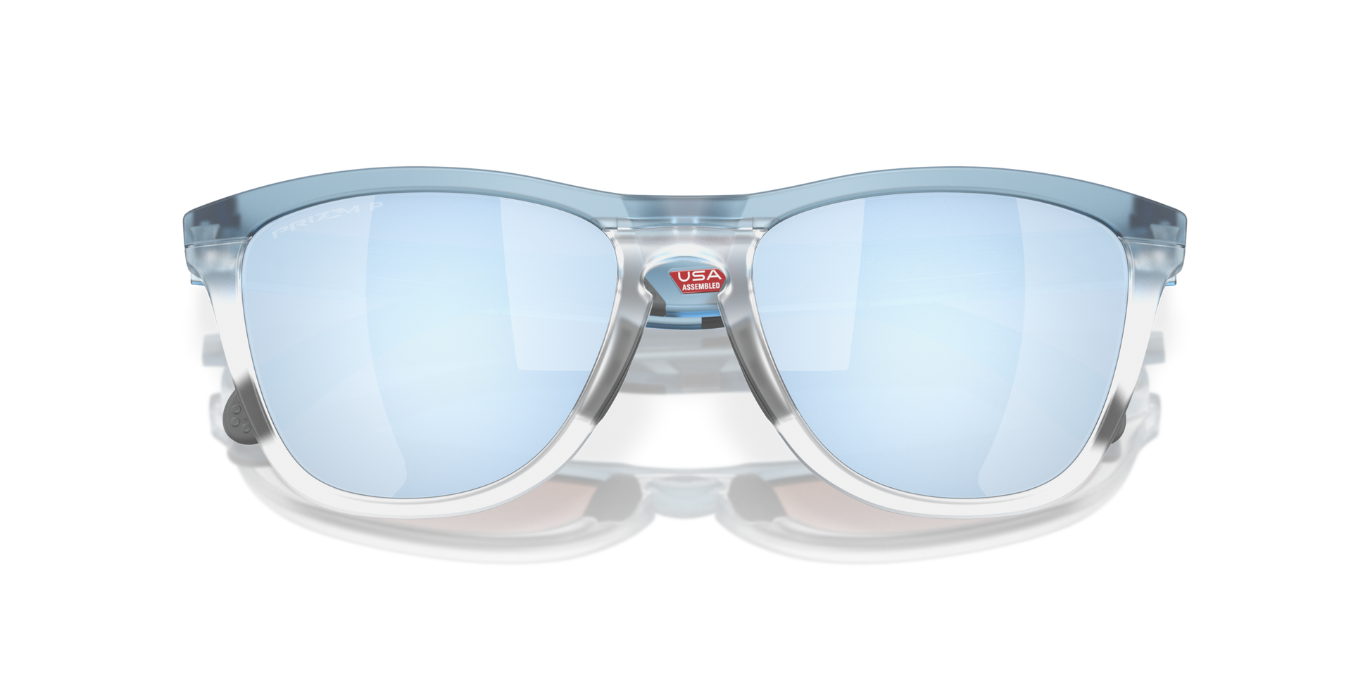[Prizm Deep Water Polarized Lenses, Transparent Stonewash Frame]
