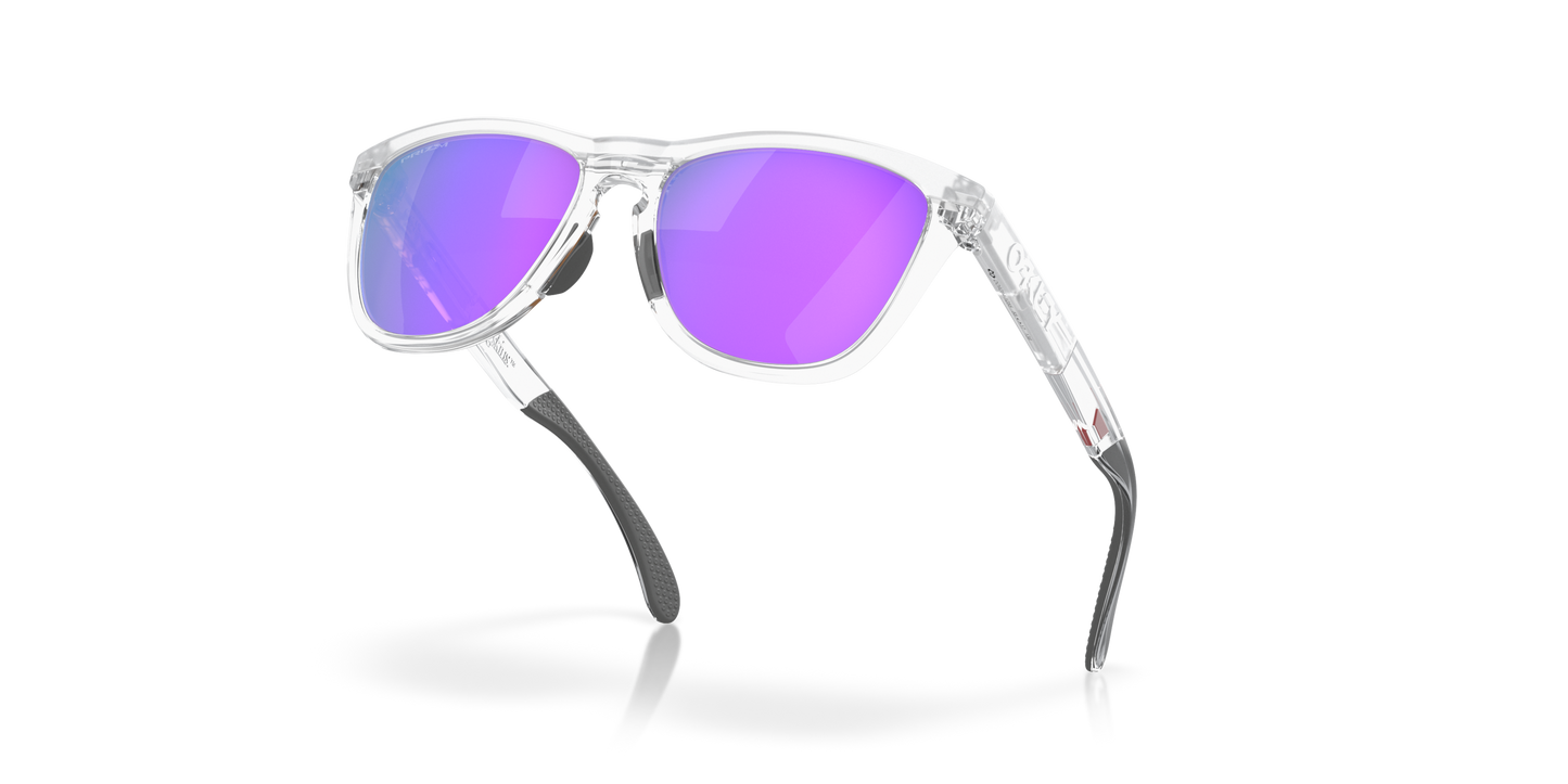 [Prizm Violet Lenses, Matte Clear Frame]