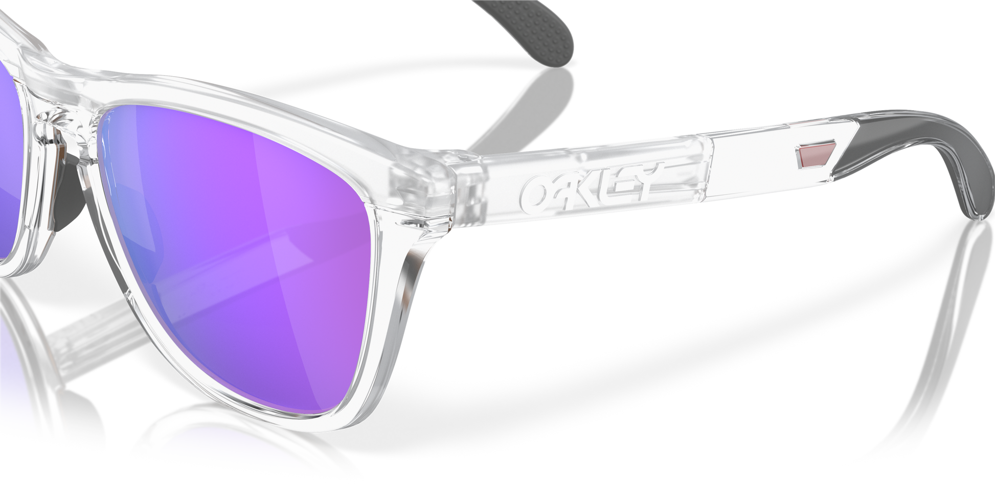 [Prizm Violet Lenses, Matte Clear Frame]