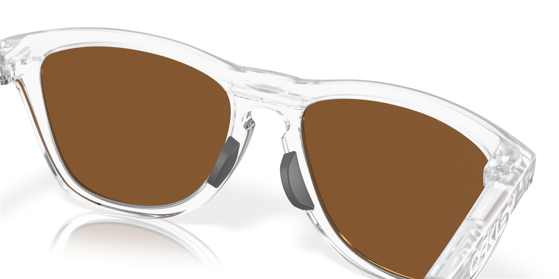 [Prizm Violet Lenses, Matte Clear Frame]