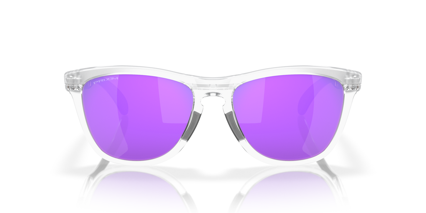 [Prizm Violet Lenses, Matte Clear Frame]