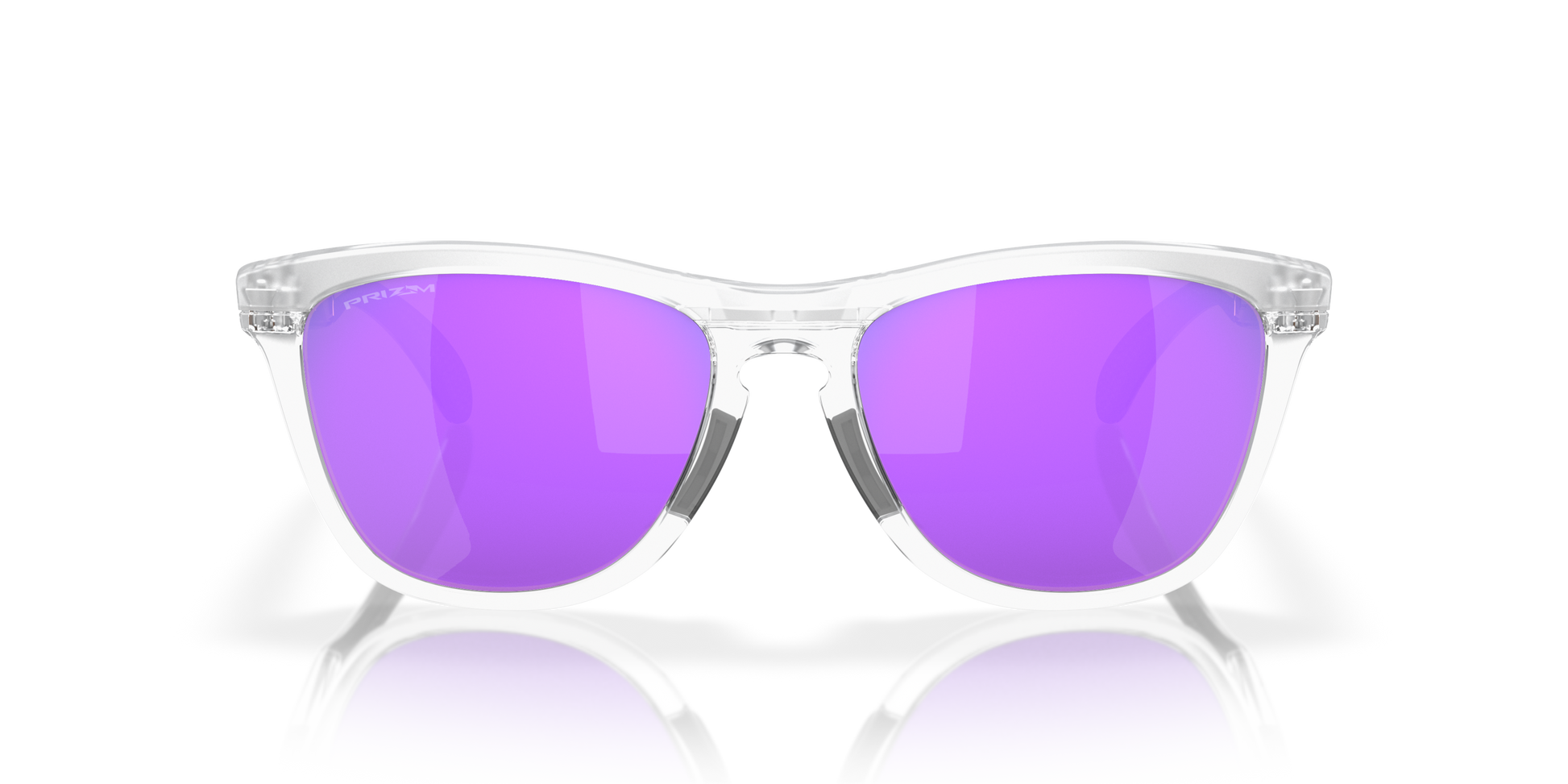 [Prizm Violet Lenses, Matte Clear Frame]