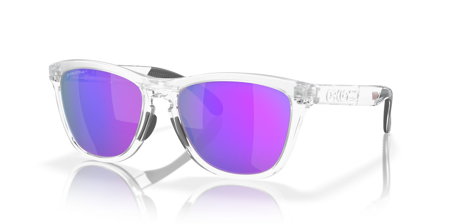 [Prizm Violet Lenses, Matte Clear Frame]