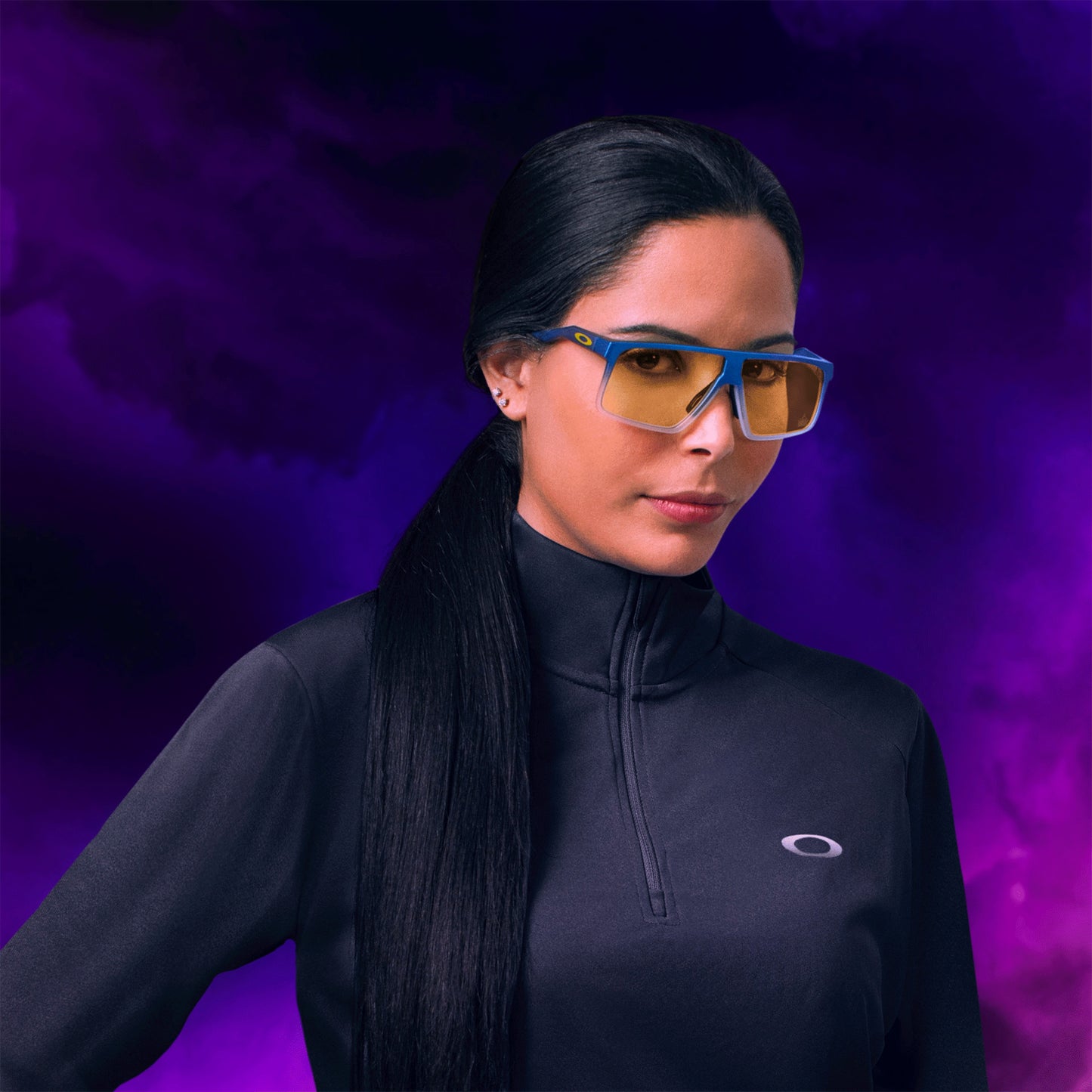 [Prizm Gaming™ 2.0 Lenses, Matte Cyan & Blue & Clear Shift Frame]