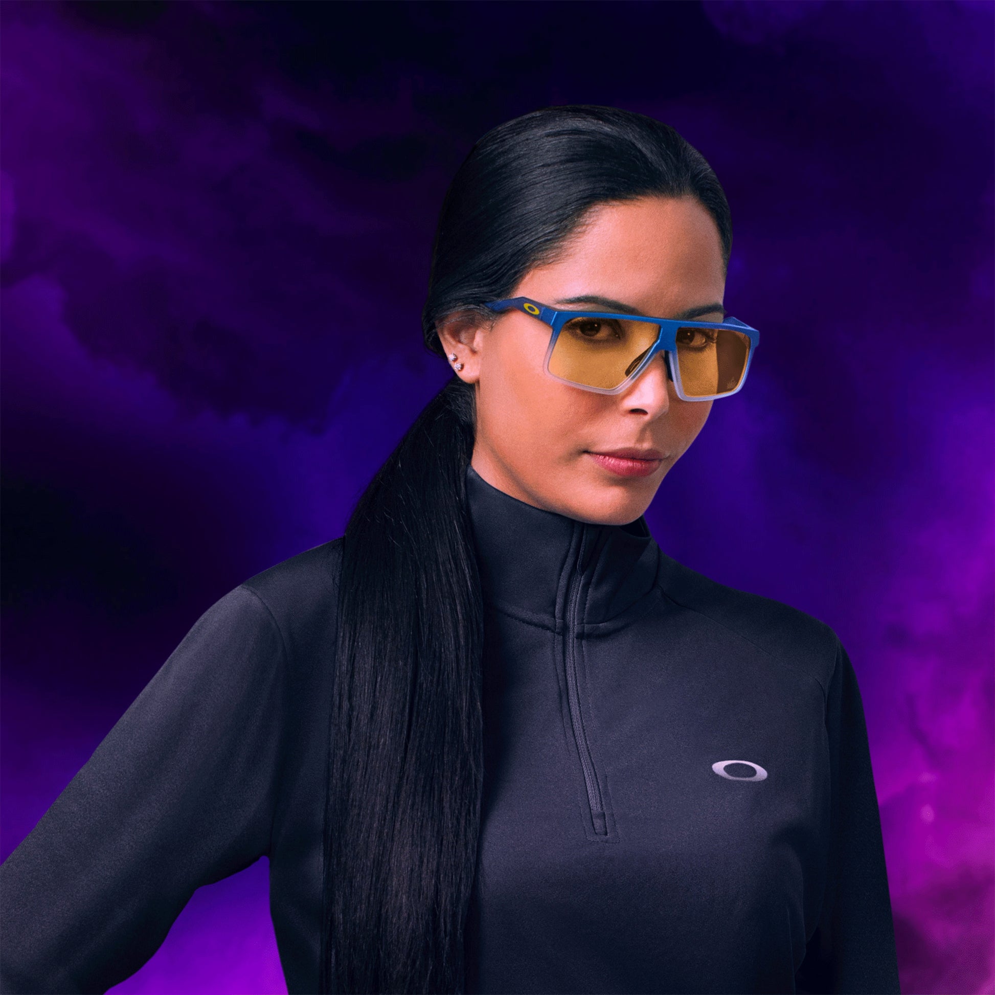 [Prizm Gaming™ 2.0 Lenses, Matte Cyan & Blue & Clear Shift Frame]