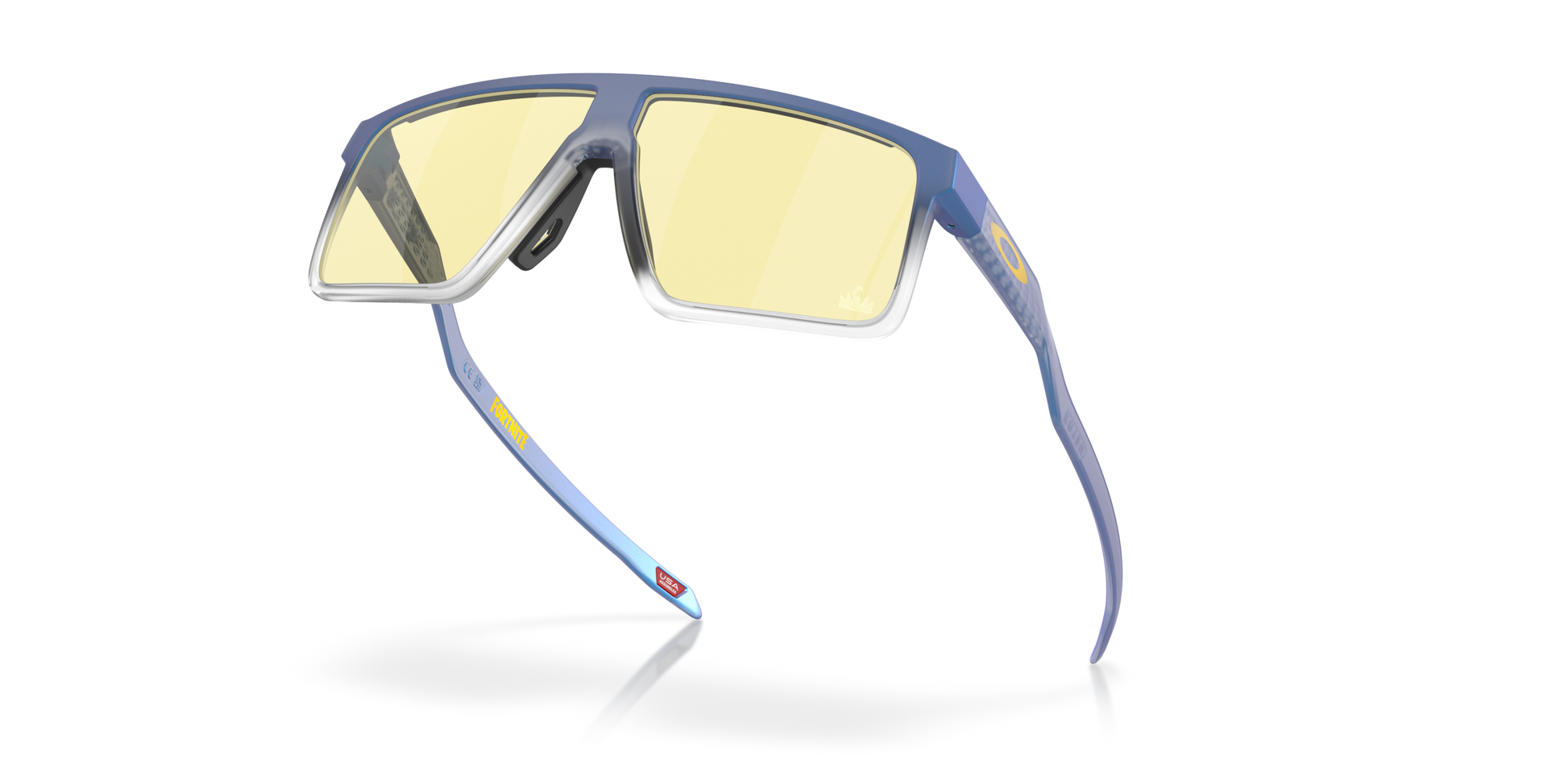 [Prizm Gaming™ 2.0 Lenses, Matte Cyan & Blue & Clear Shift Frame]