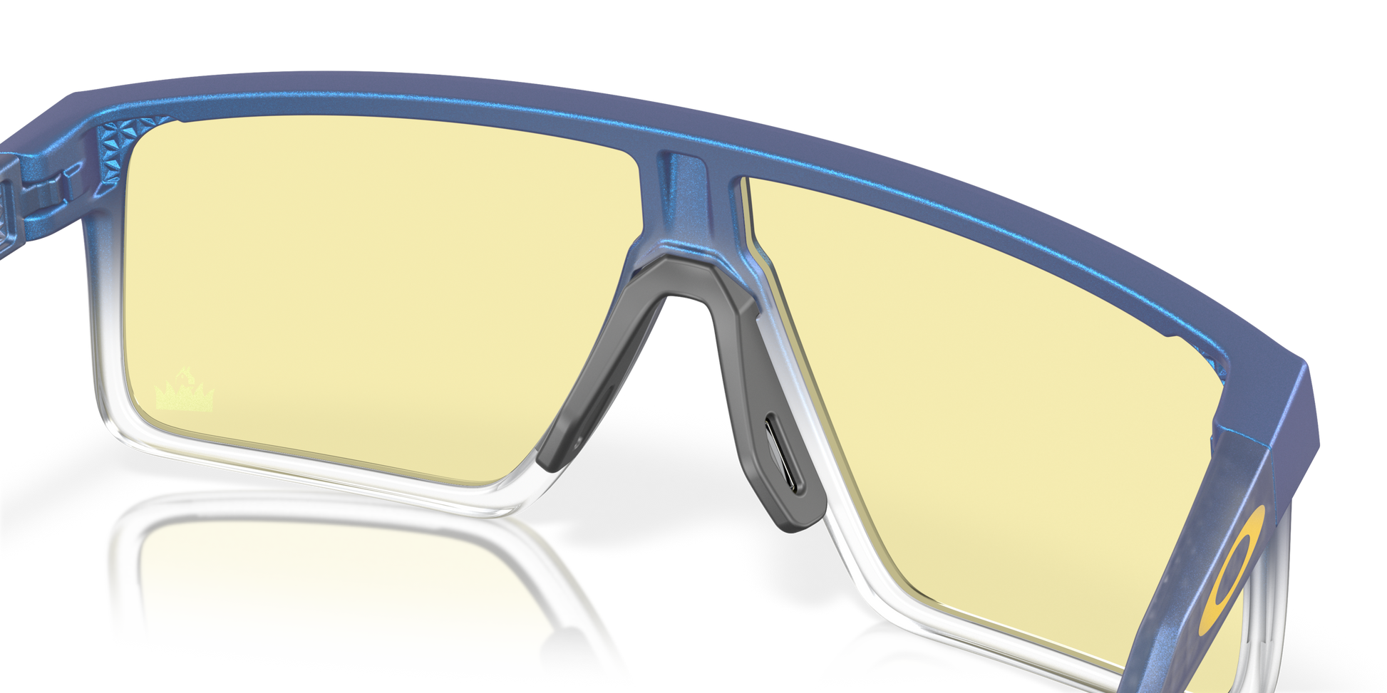 [Prizm Gaming™ 2.0 Lenses, Matte Cyan & Blue & Clear Shift Frame]