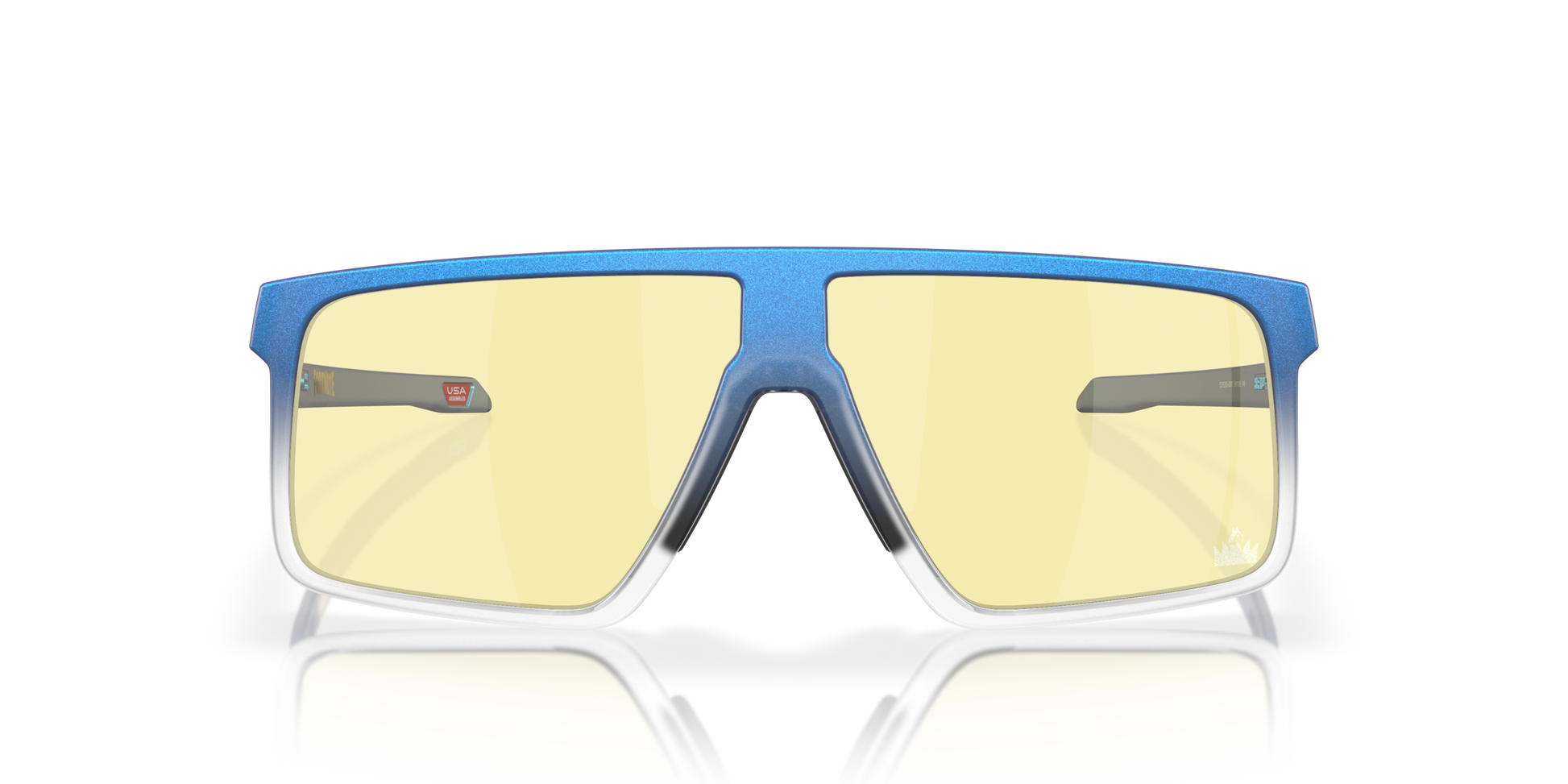 [Prizm Gaming™ 2.0 Lenses, Matte Cyan & Blue & Clear Shift Frame]