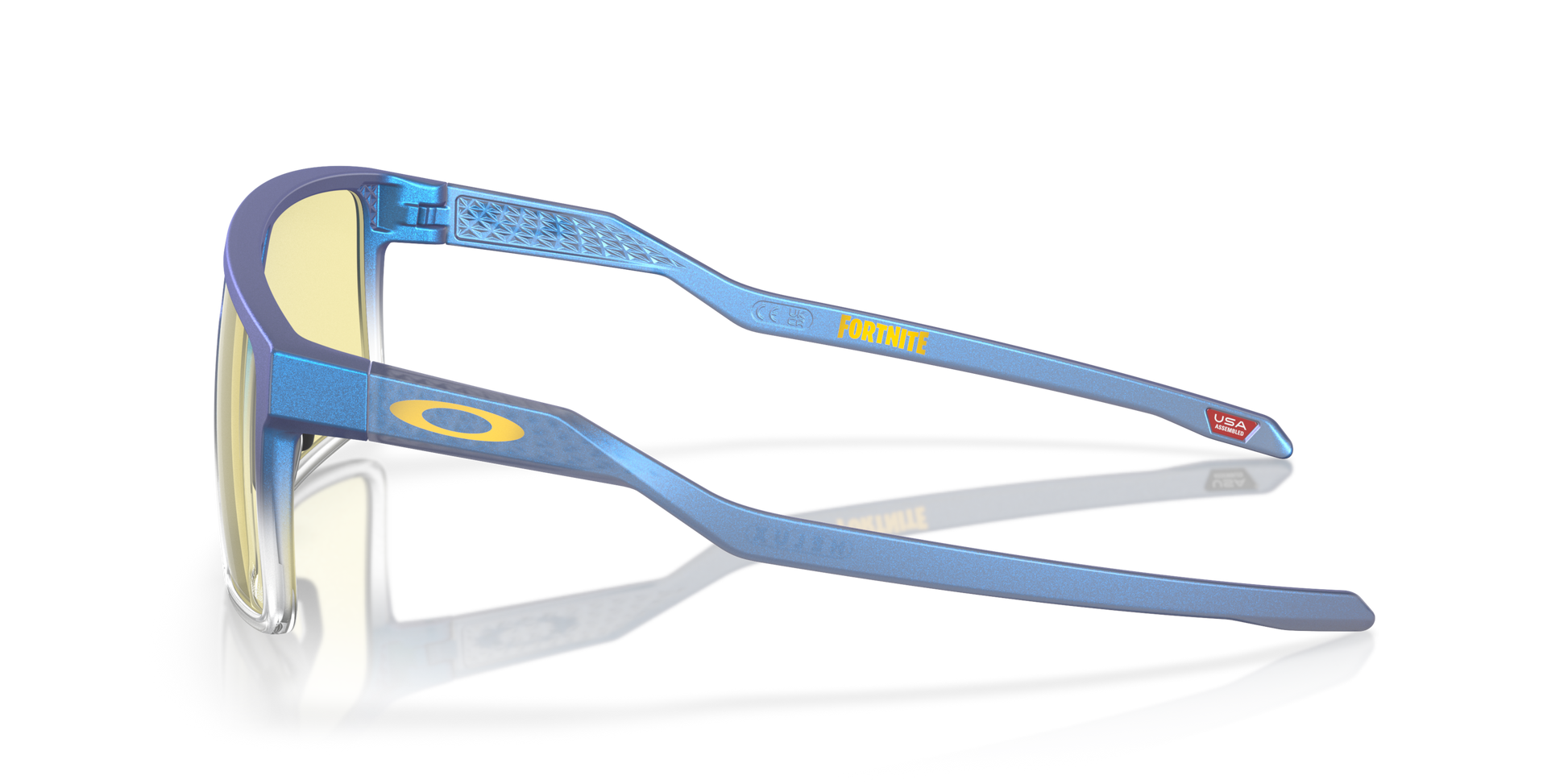 [Prizm Gaming™ 2.0 Lenses, Matte Cyan & Blue & Clear Shift Frame]
