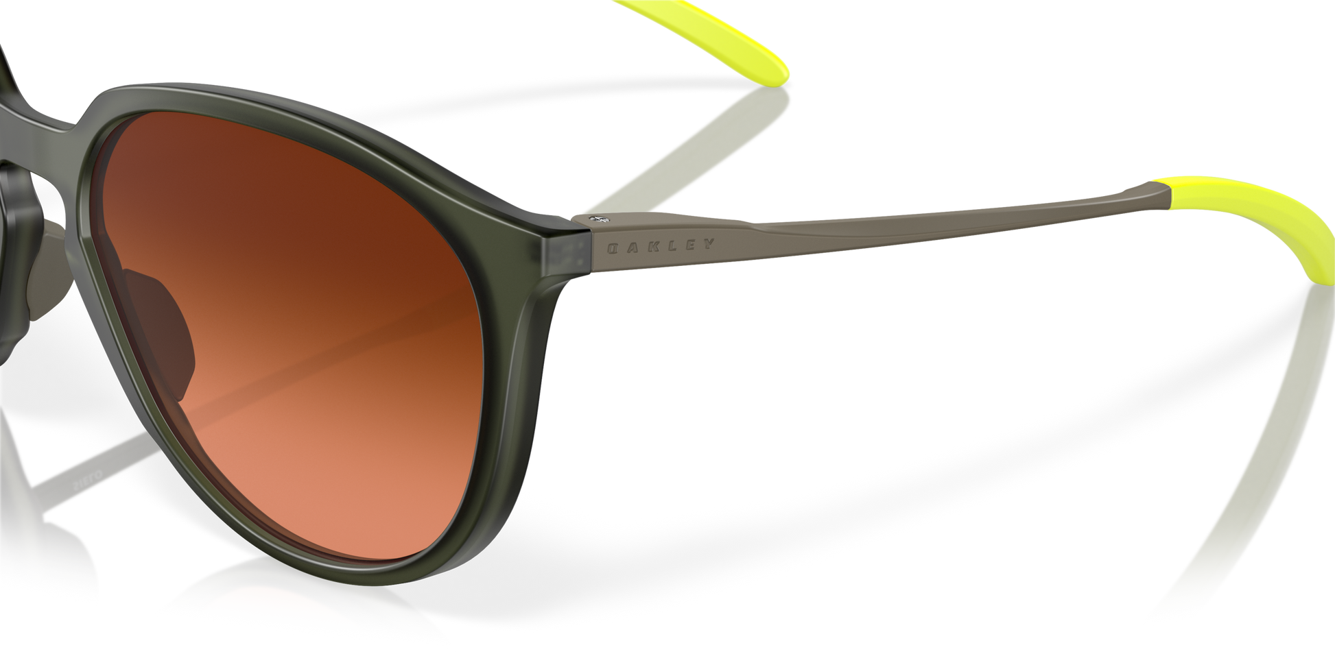 [Prizm Brown Gradient Lenses, Matte Olive Ink Frame]