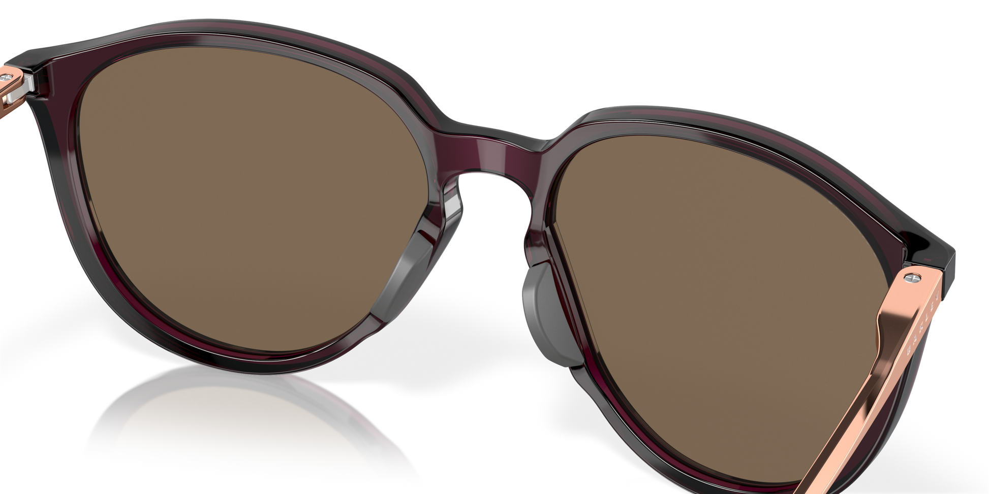 [Prizm Rose Gold Lenses, Crystal Raspberry Frame]