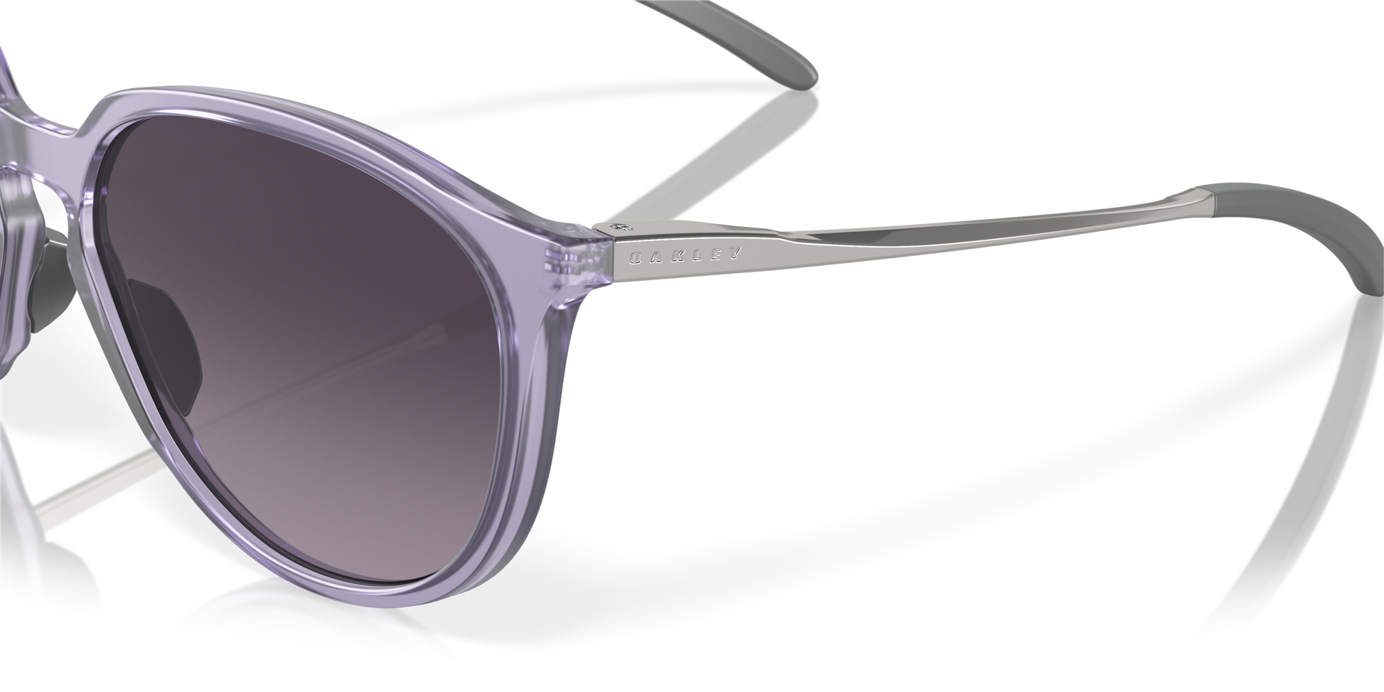 [Prizm Grey Gradient Lenses, Matte Lilac Frame]