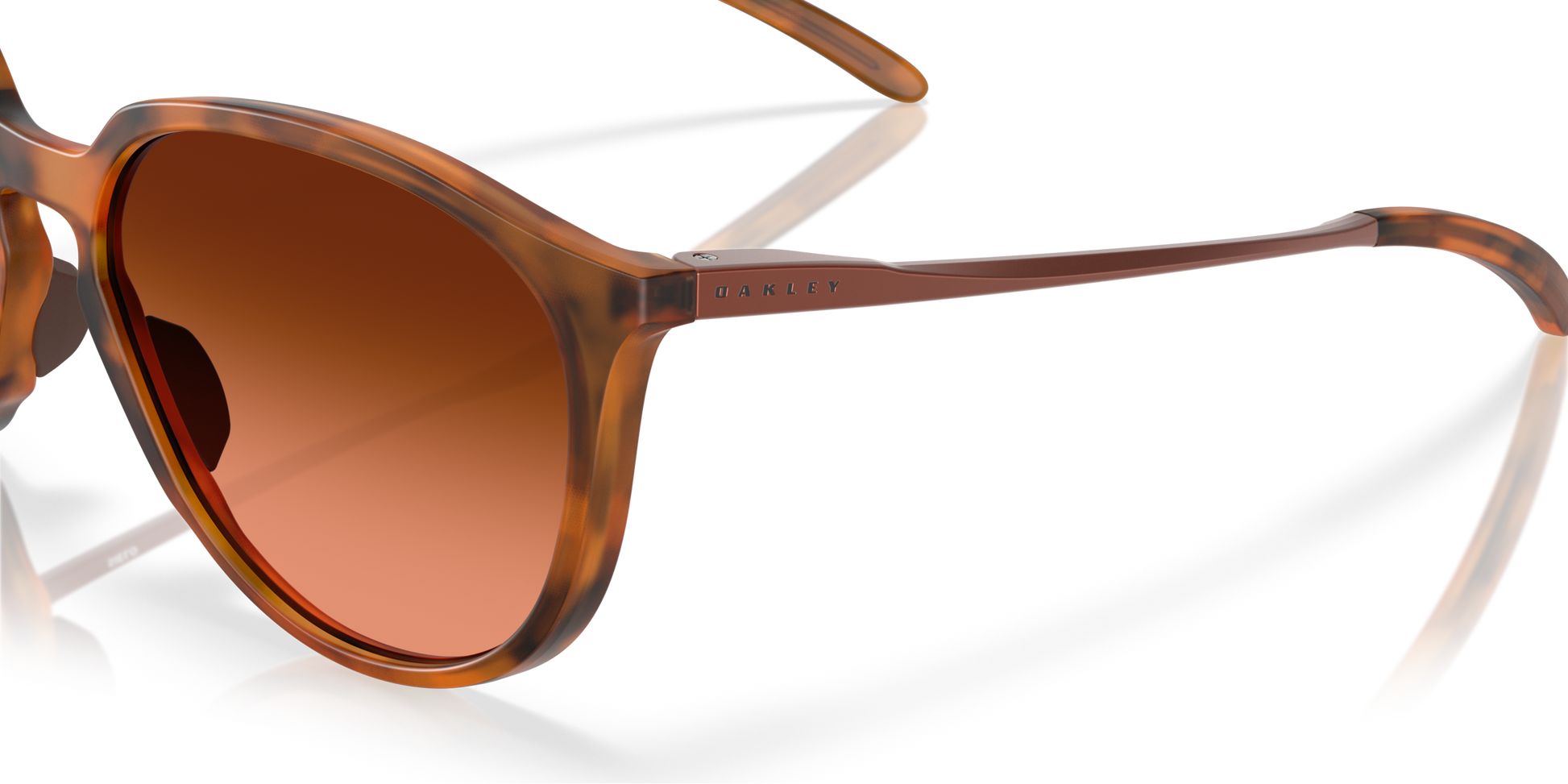 [Prizm Brown Gradient Lenses, Matte Ginger Tortoise Frame]