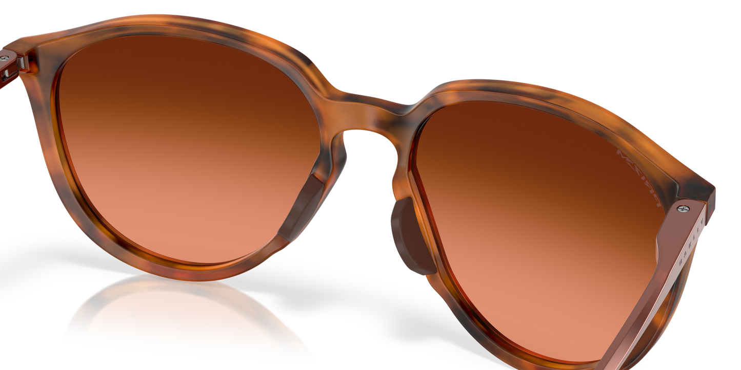 [Prizm Brown Gradient Lenses, Matte Ginger Tortoise Frame]