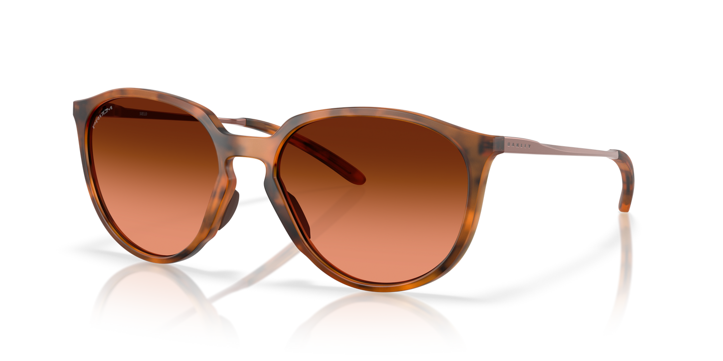 [Prizm Brown Gradient Lenses, Matte Ginger Tortoise Frame]