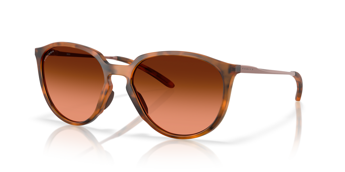 [Prizm Brown Gradient Lenses, Matte Ginger Tortoise Frame]