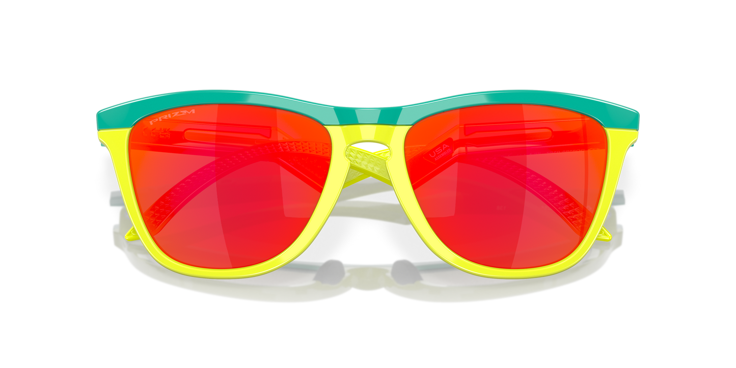 [Prizm Ruby Lenses, Celeste/Tennis Ball Yellow Frame]