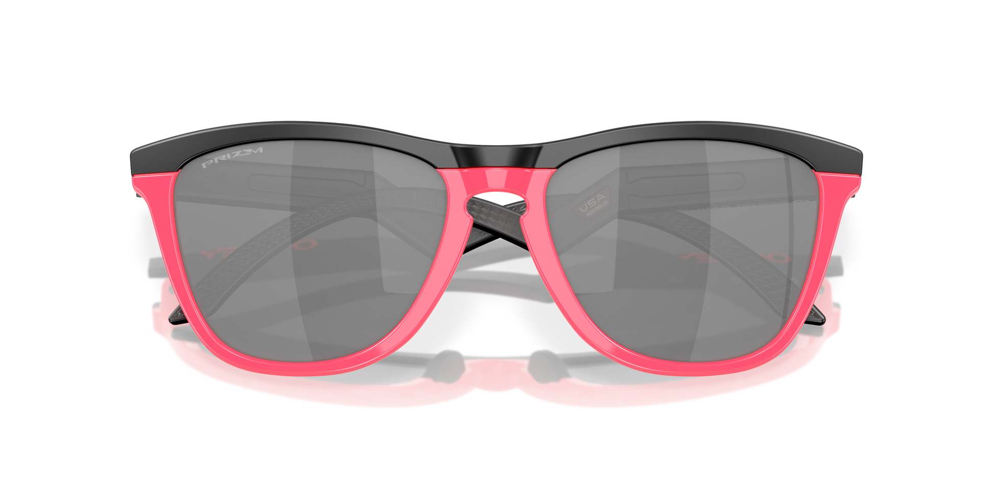 [Prizm Black Lenses, Matte Black/Neon Pink Frame]