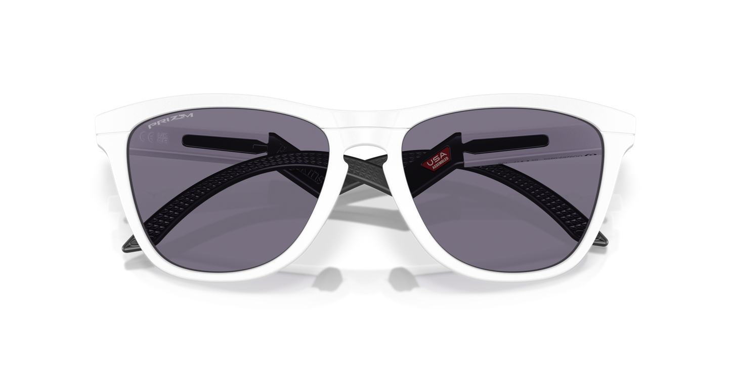 [Prizm Grey Lenses, Matte White Frame]