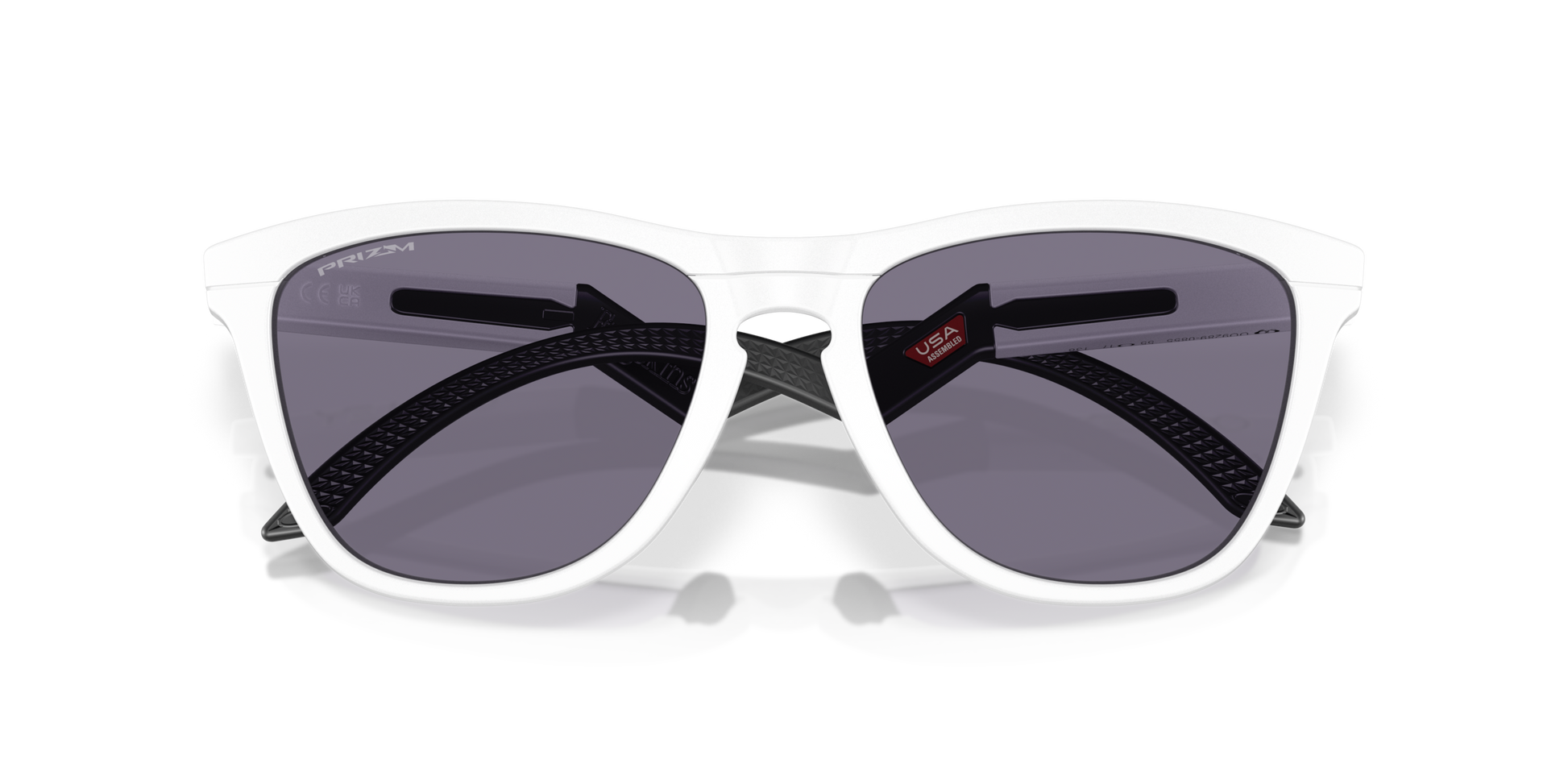 [Prizm Grey Lenses, Matte White Frame]