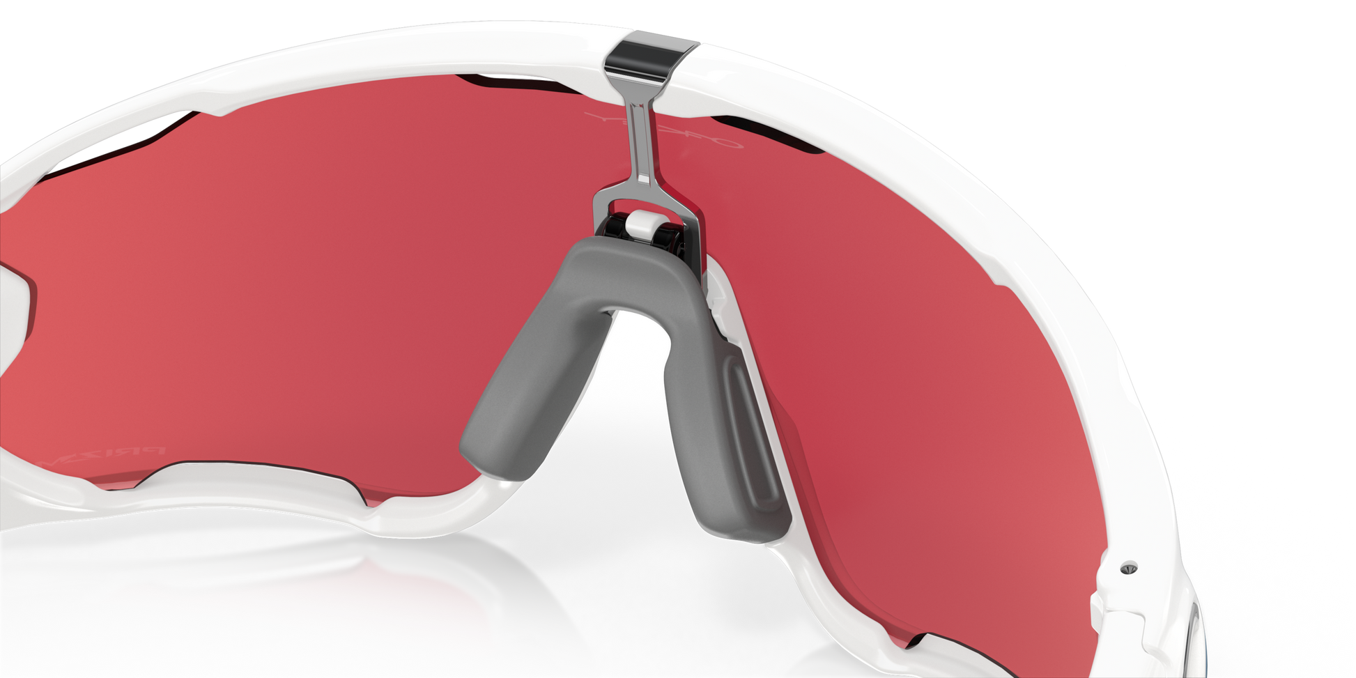 [Prizm Snow Sapphire Lenses, Polished White Frame]
