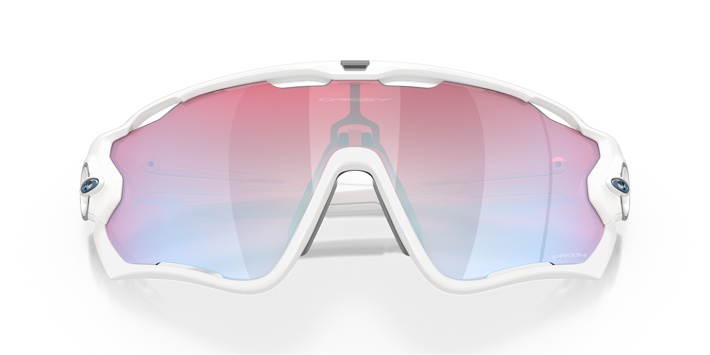 [Prizm Snow Sapphire Lenses, Polished White Frame]
