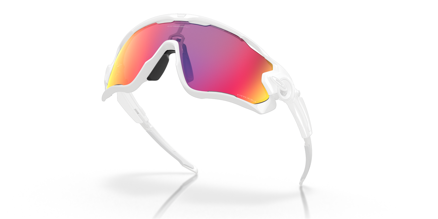 [Prizm Road Lenses, Polished White Frame]