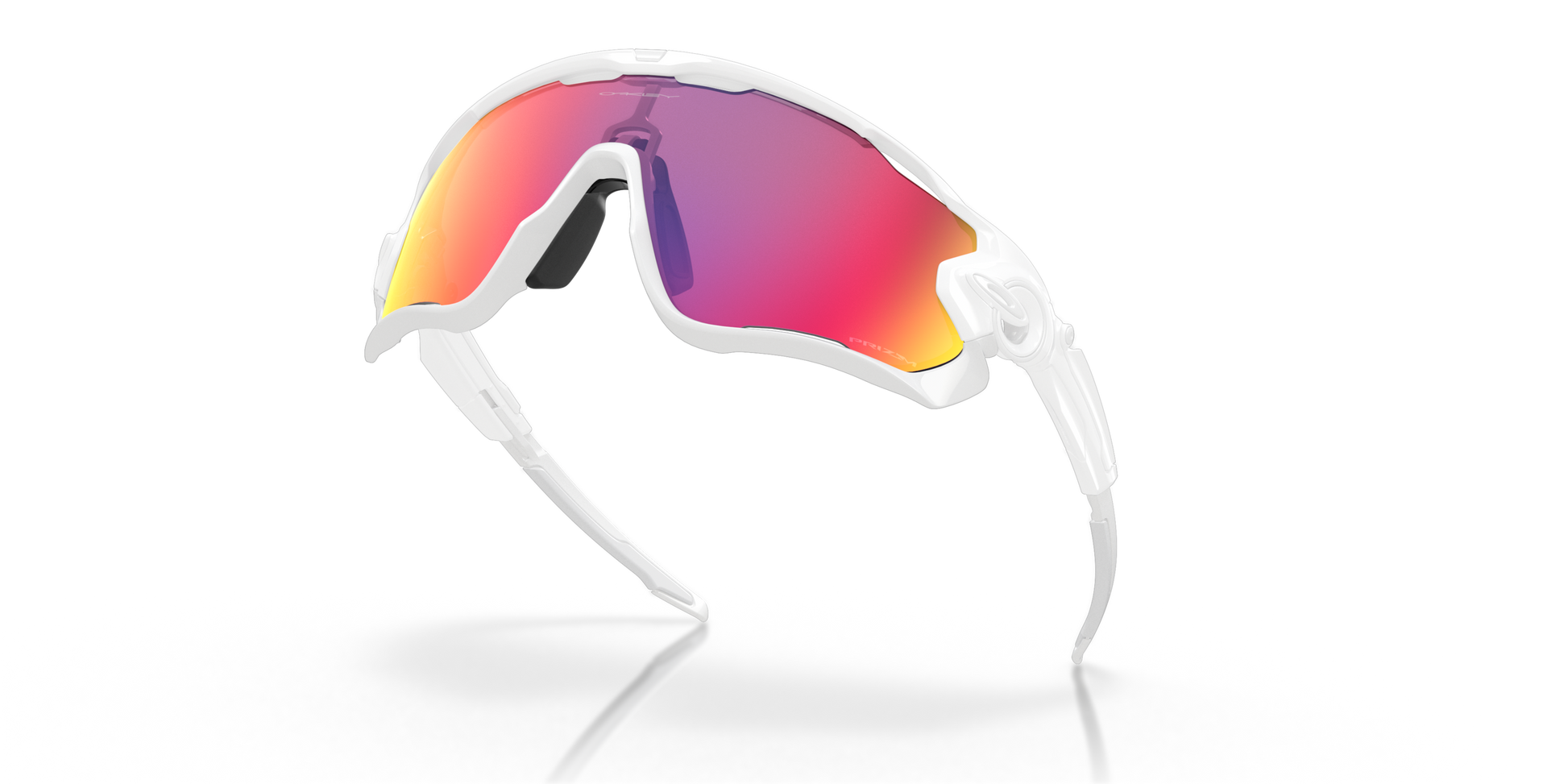[Prizm Road Lenses, Polished White Frame]