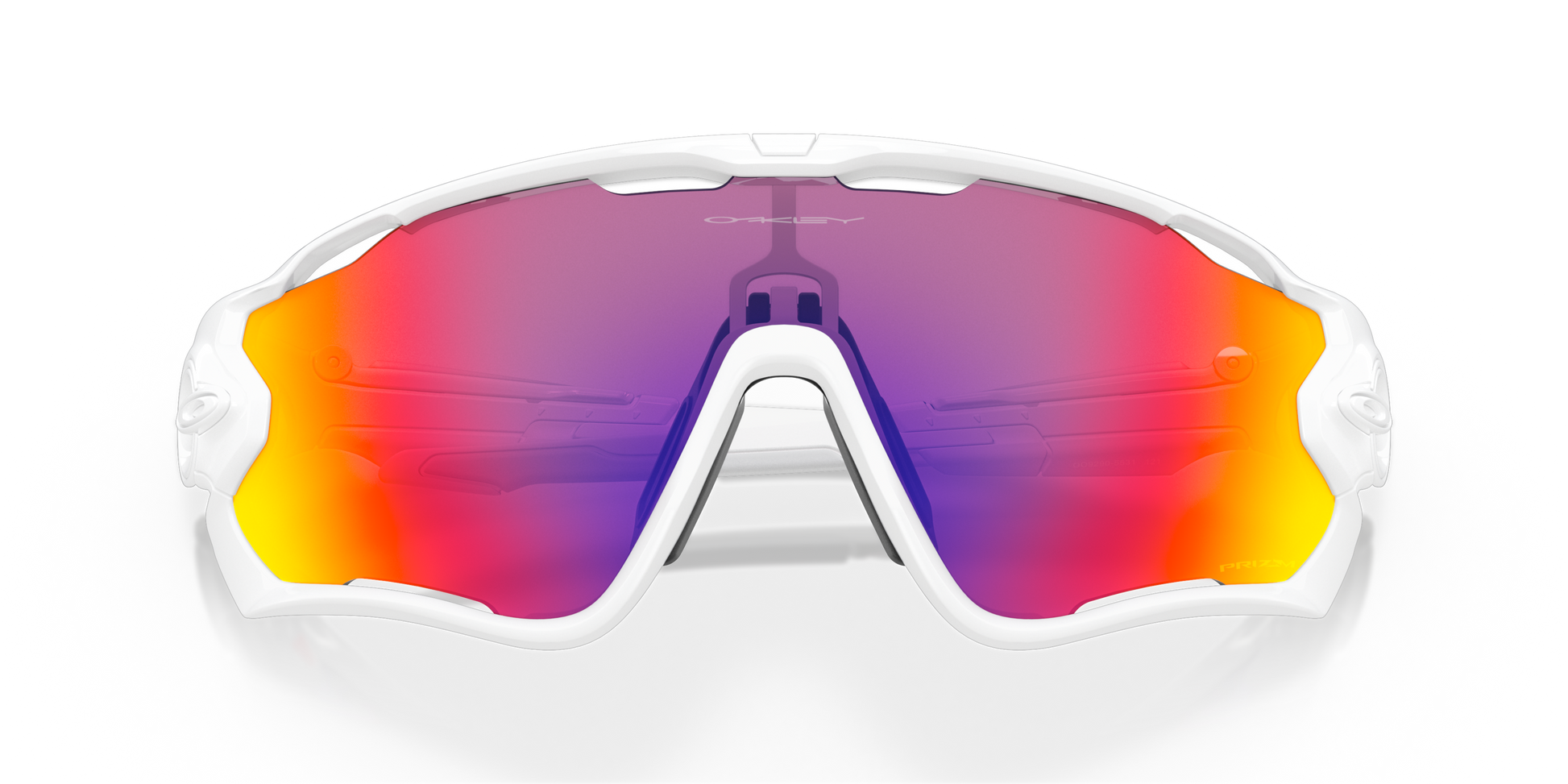 [Prizm Road Lenses, Polished White Frame]