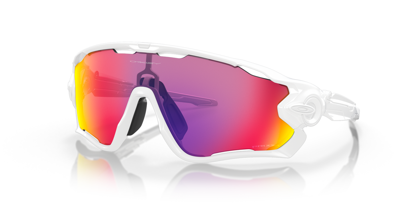 [Prizm Road Lenses, Polished White Frame]