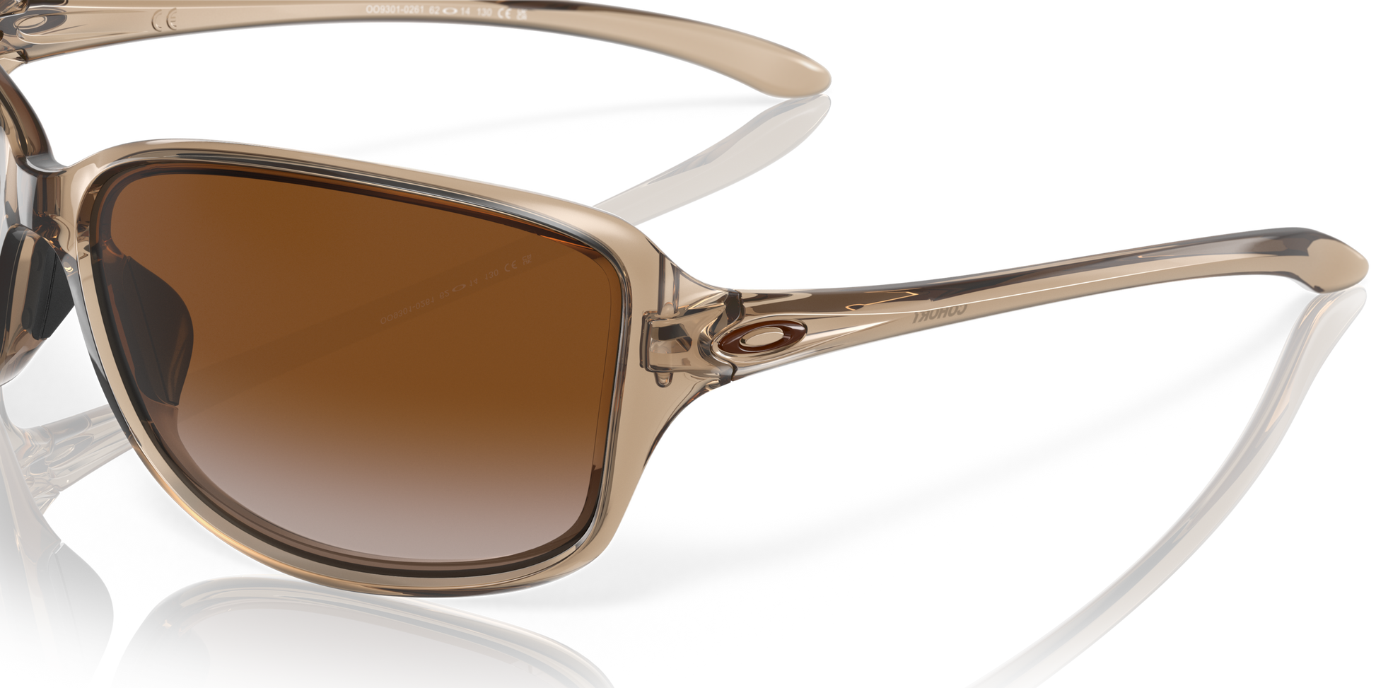 [Dark Brown Gradient Lenses, Sepia Frame]