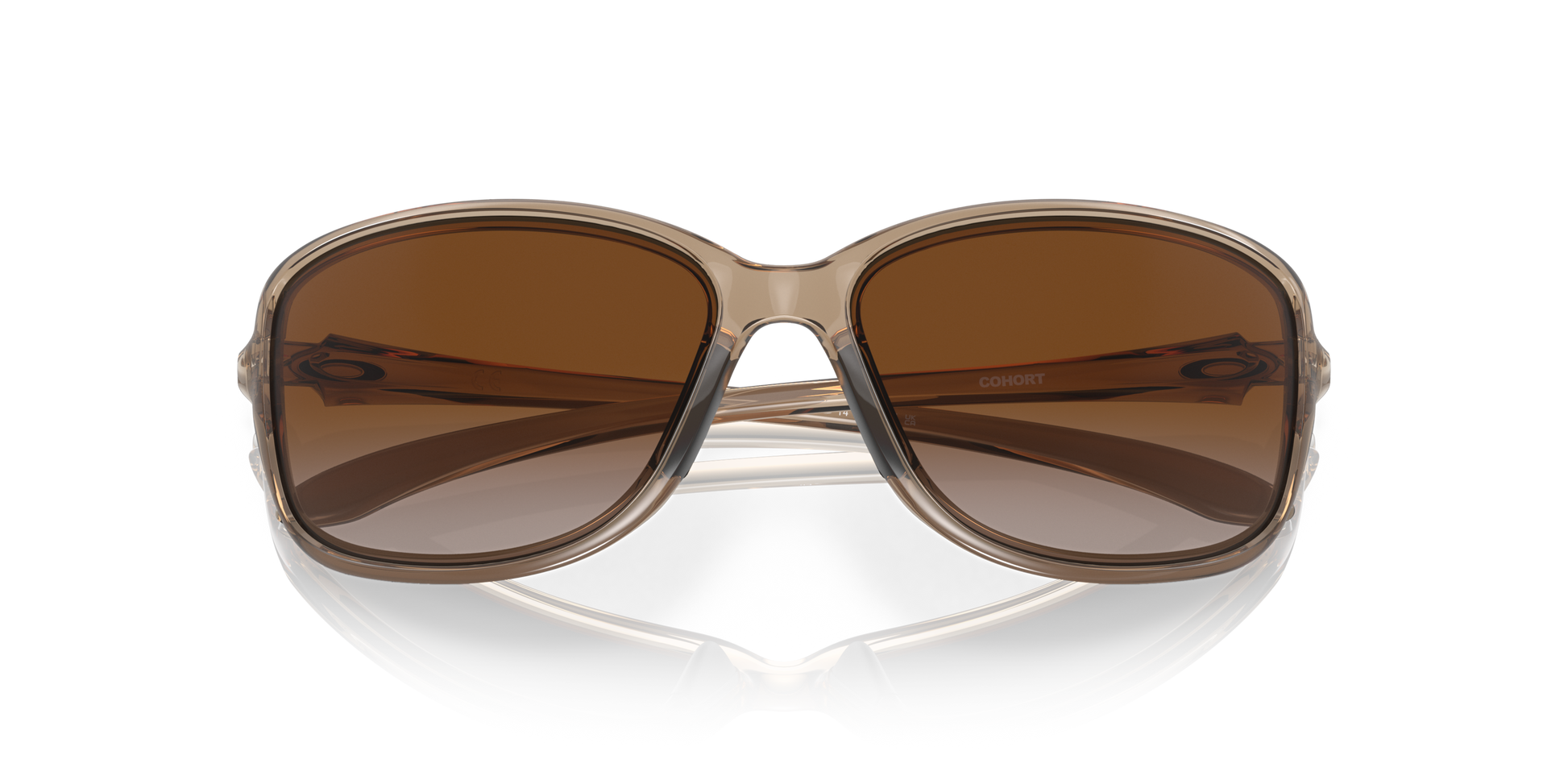 [Dark Brown Gradient Lenses, Sepia Frame]