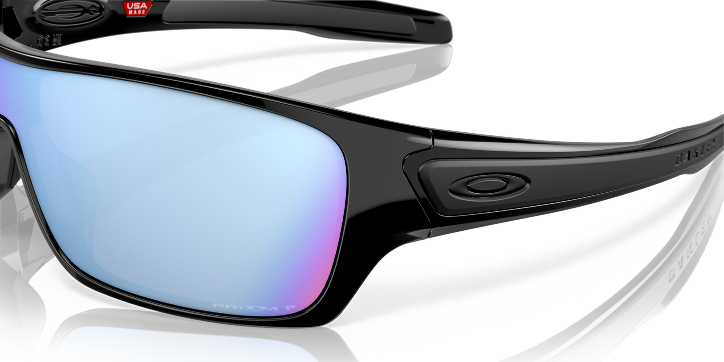 [Prizm Deep Water Polarized Lenses, Polished Black Frame]