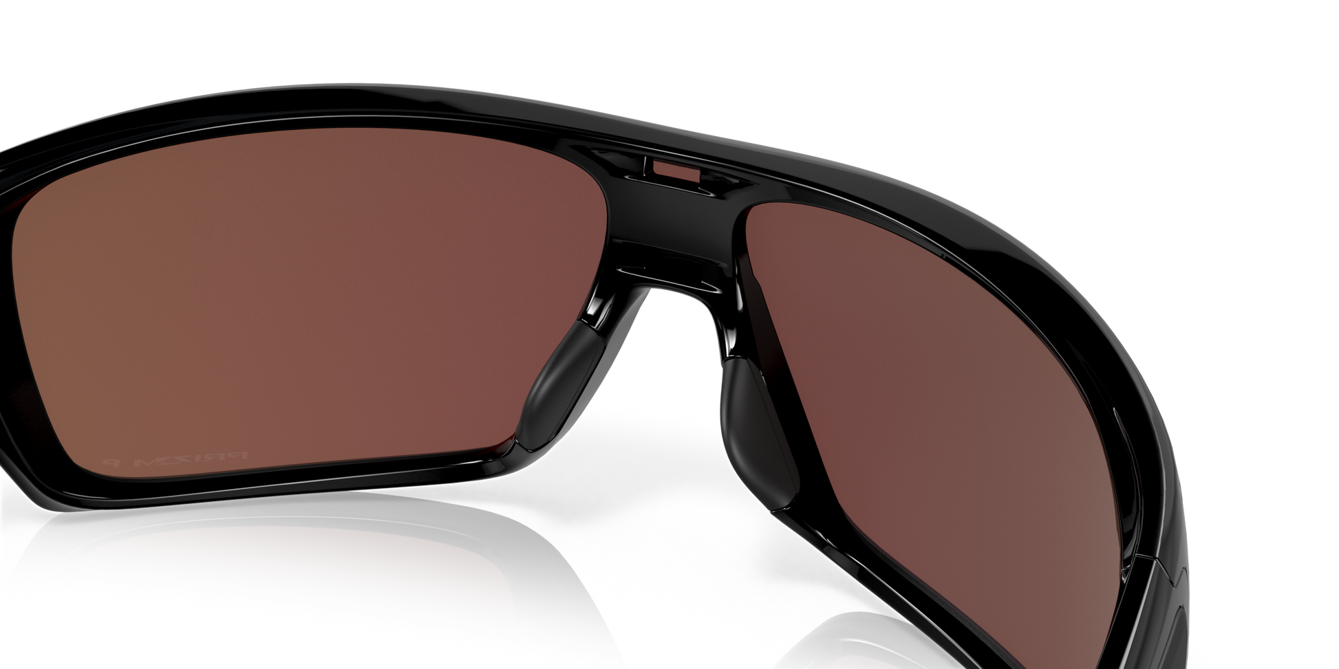 [Prizm Deep Water Polarized Lenses, Polished Black Frame]