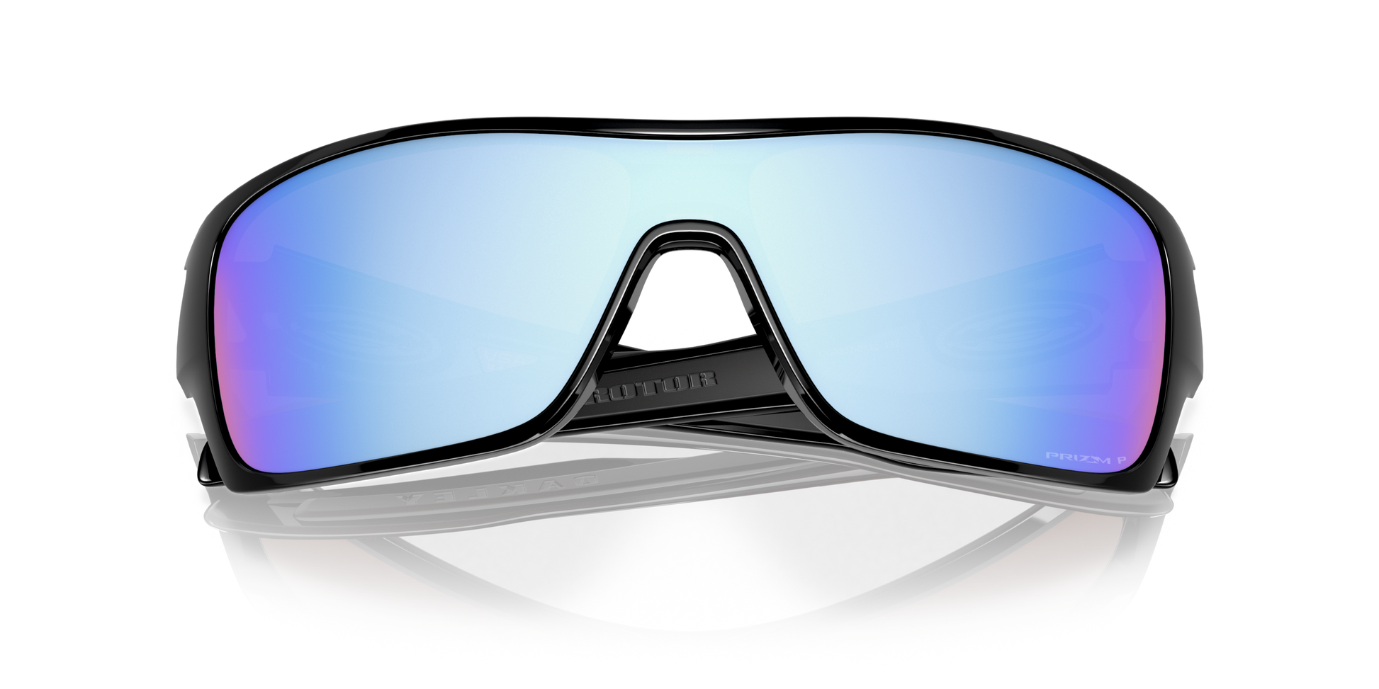 [Prizm Deep Water Polarized Lenses, Polished Black Frame]
