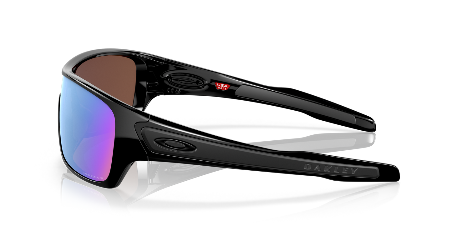 [Prizm Deep Water Polarized Lenses, Polished Black Frame]