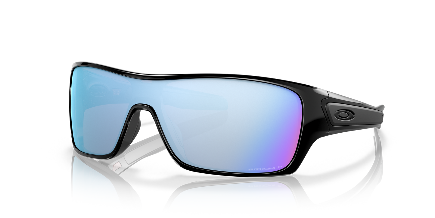 [Prizm Deep Water Polarized Lenses, Polished Black Frame]