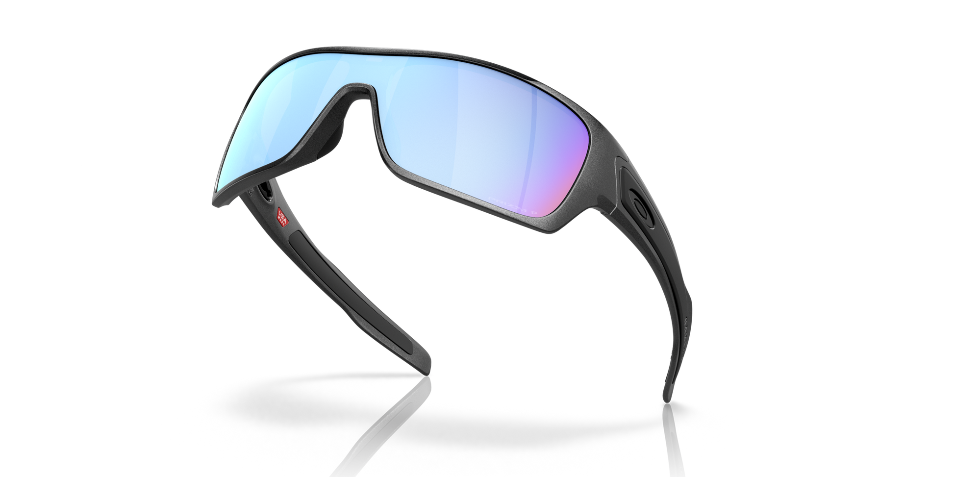 [Prizm Deep Water Polarized Lenses, Steel Frame]