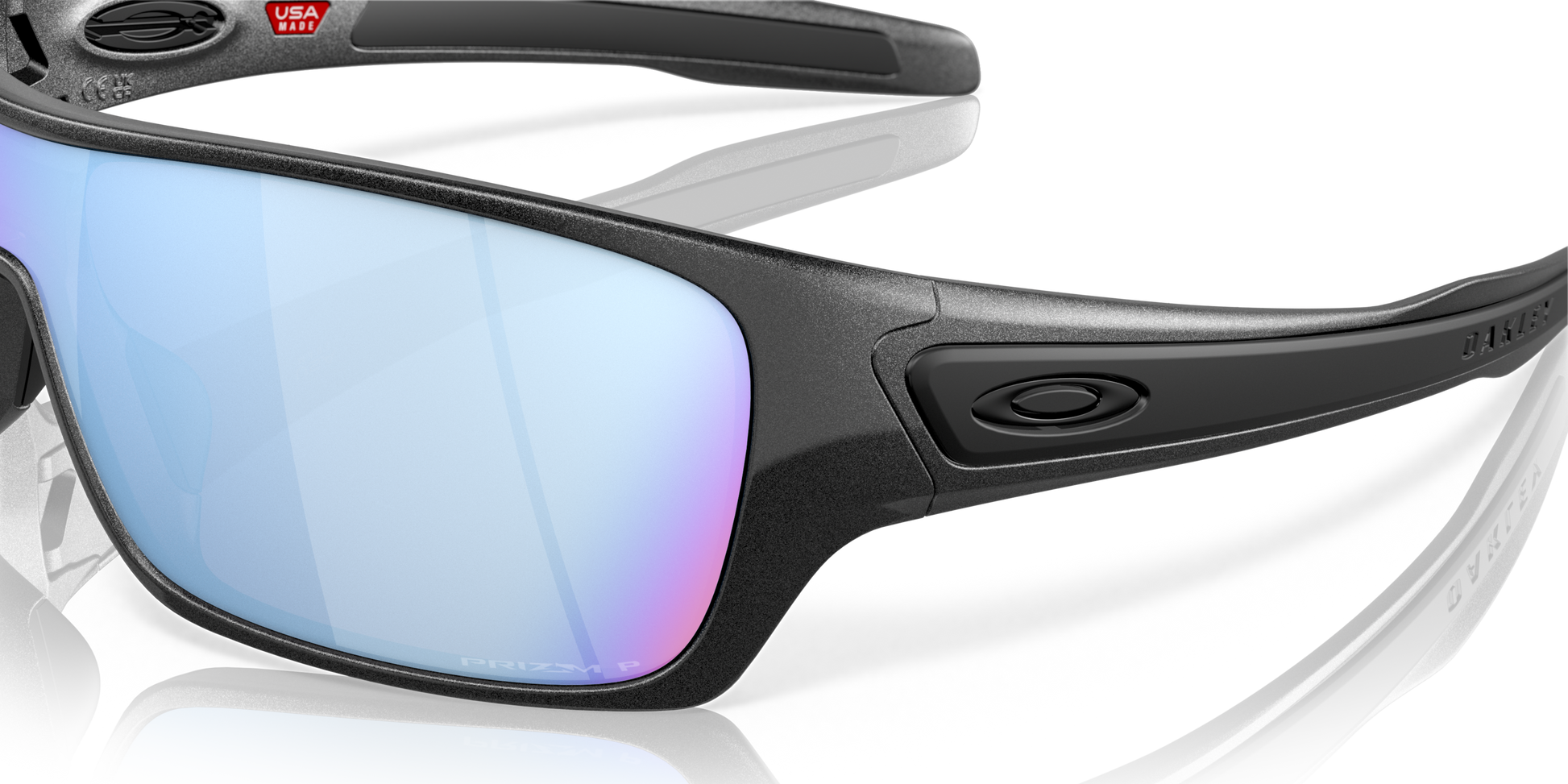 [Prizm Deep Water Polarized Lenses, Steel Frame]