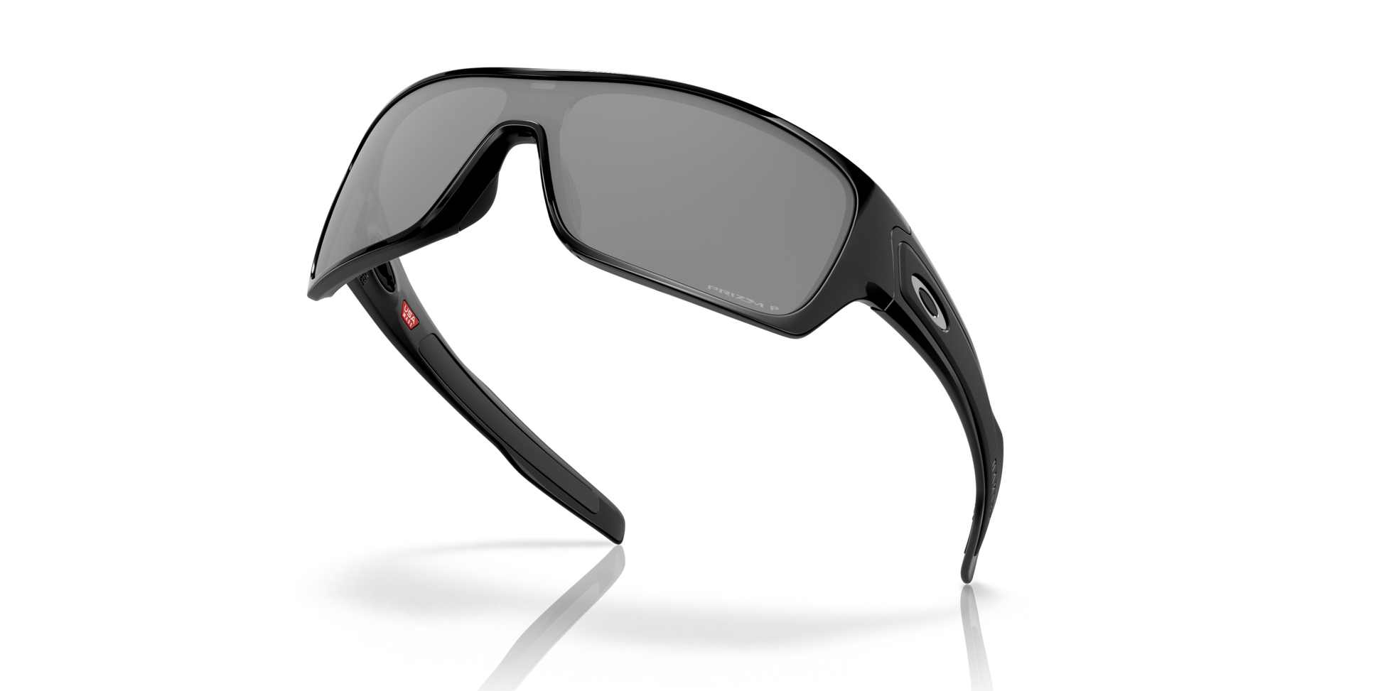 [Prizm Black Polarized Lenses, Polished Black Frame]