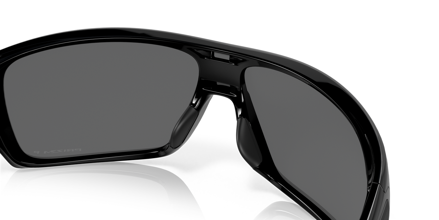 [Prizm Black Polarized Lenses, Polished Black Frame]